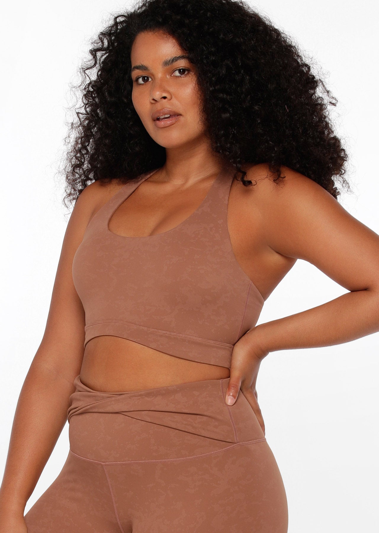 Lorna Jane Figure Form Lounge Bra - Washed Clove