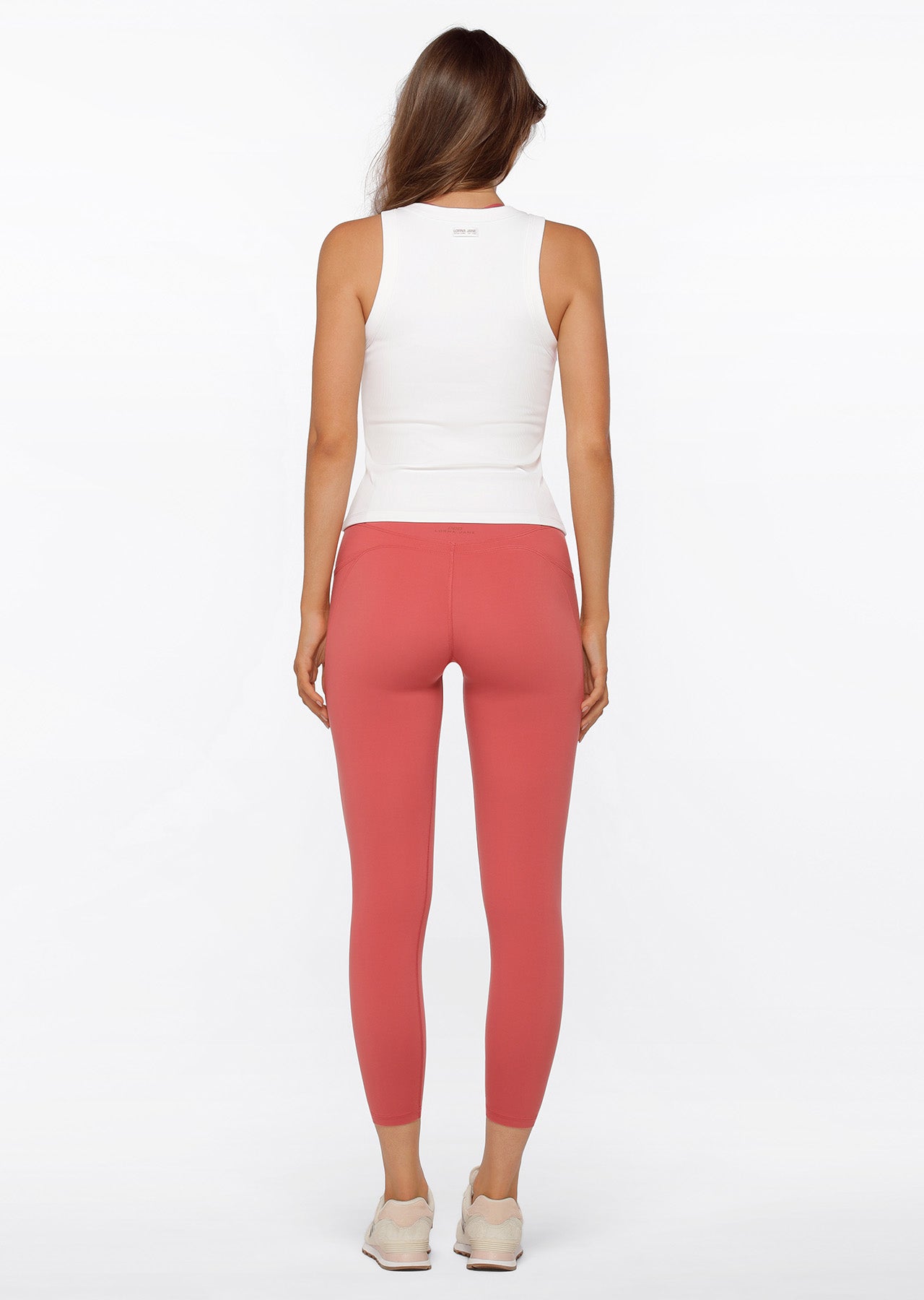 Lorna Jane Classic Ribbed Active Tank - White