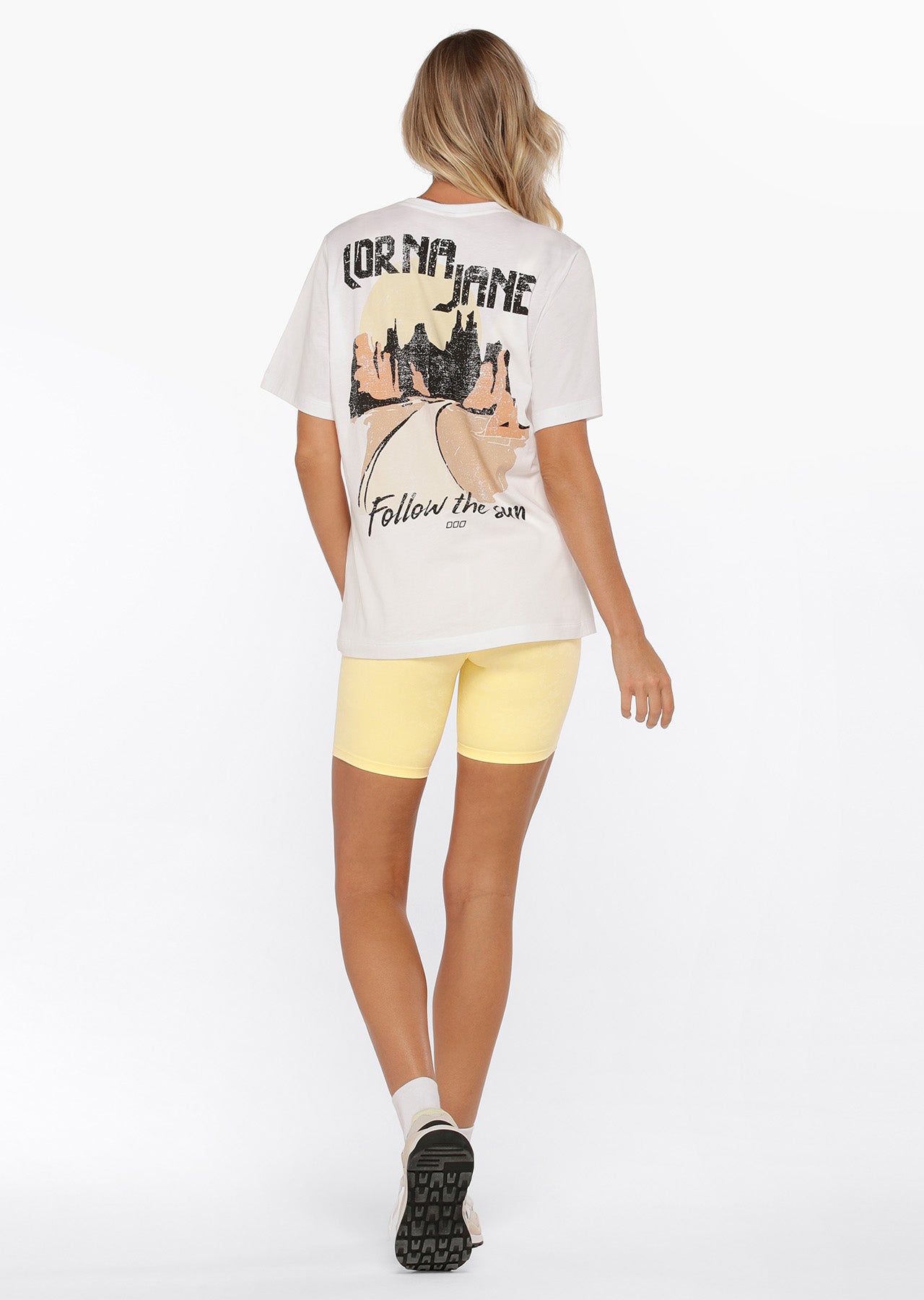 Lorna Jane Explore Active Oversized Tee - White