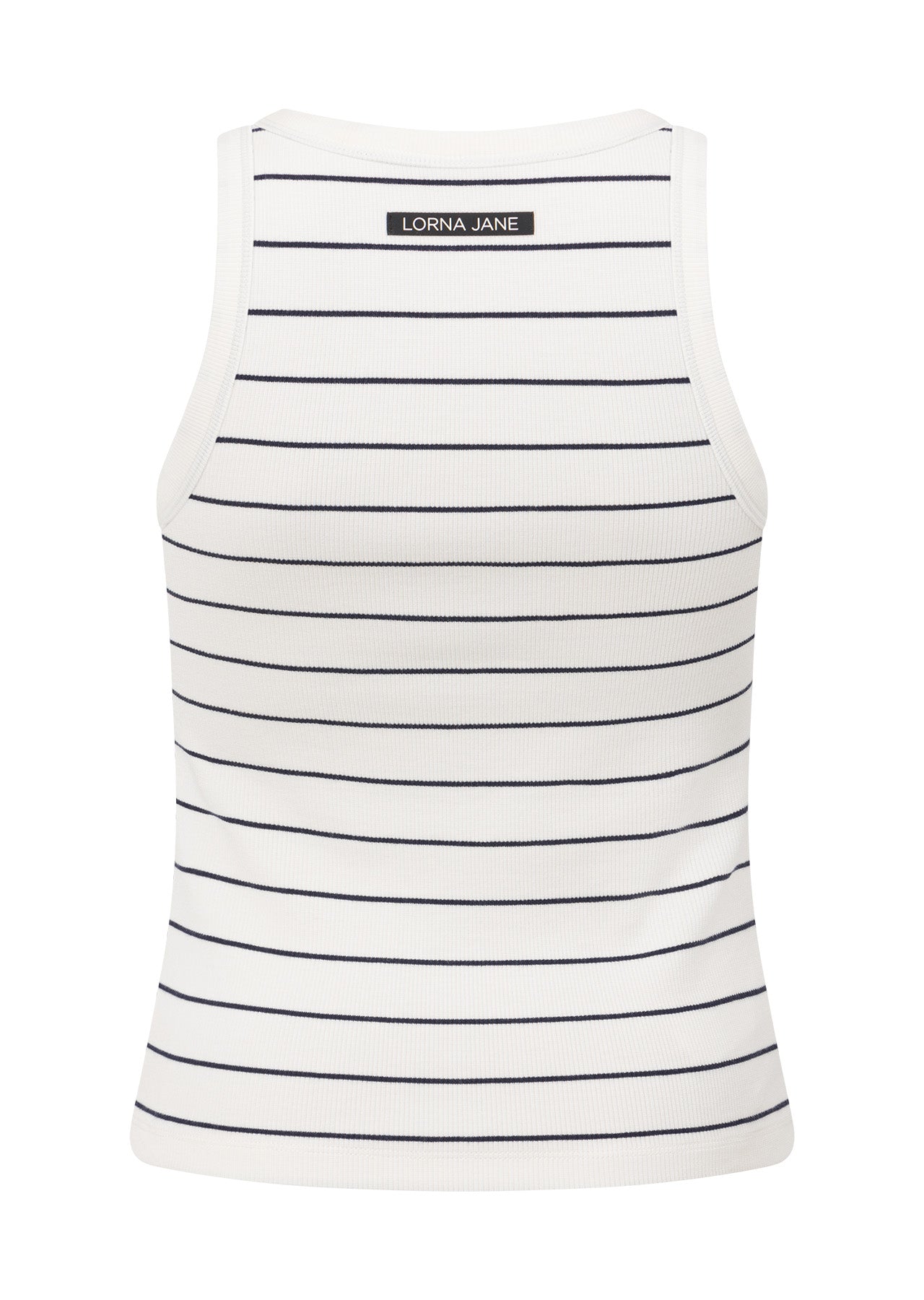 Lorna Jane LJ Basics Stripe Rib Tank - All Time Stripe