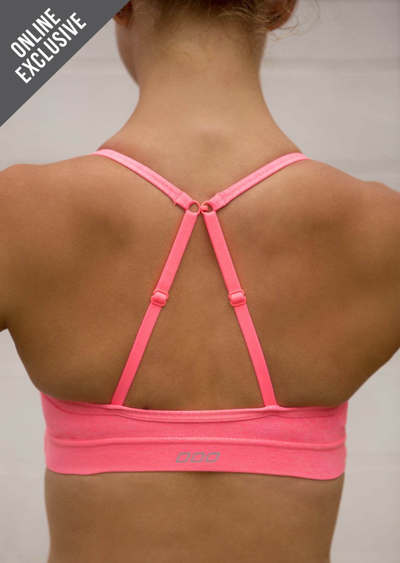 Lorna Jane Pammy Bra - Neon Melon Marl