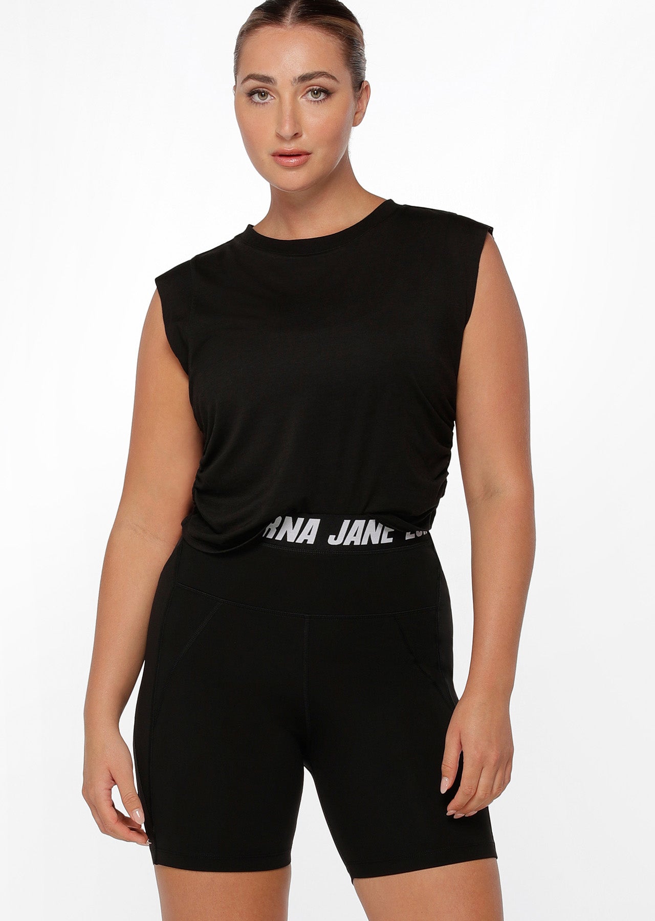 Lorna Jane Turn Up Active Gym Tank - Black