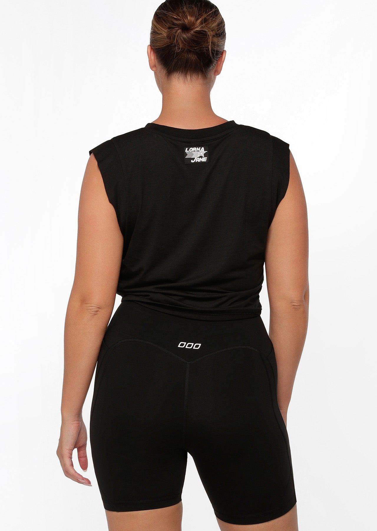 Lorna Jane Turn Up Active Gym Tank - Black