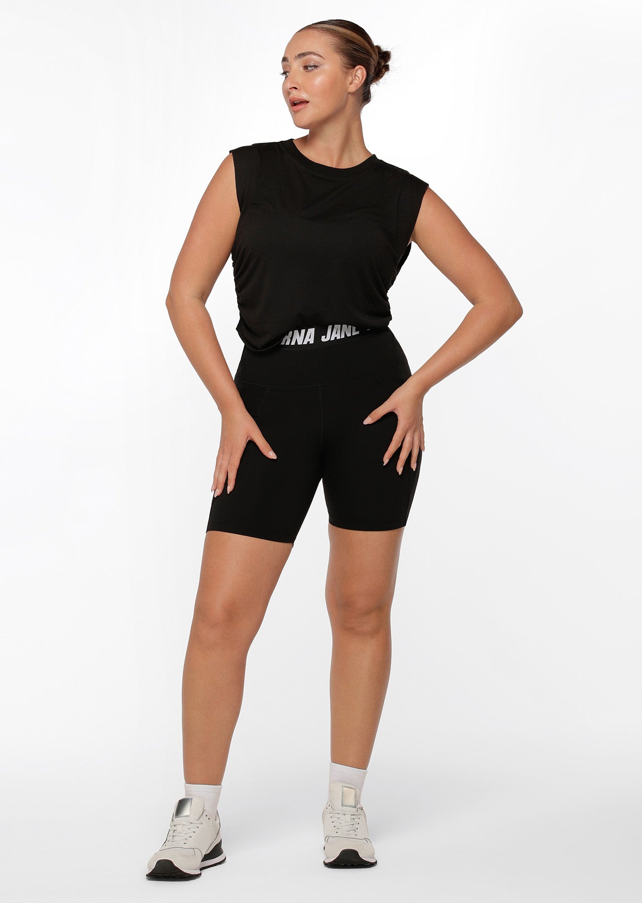 Lorna Jane Turn Up Active Gym Tank - Black