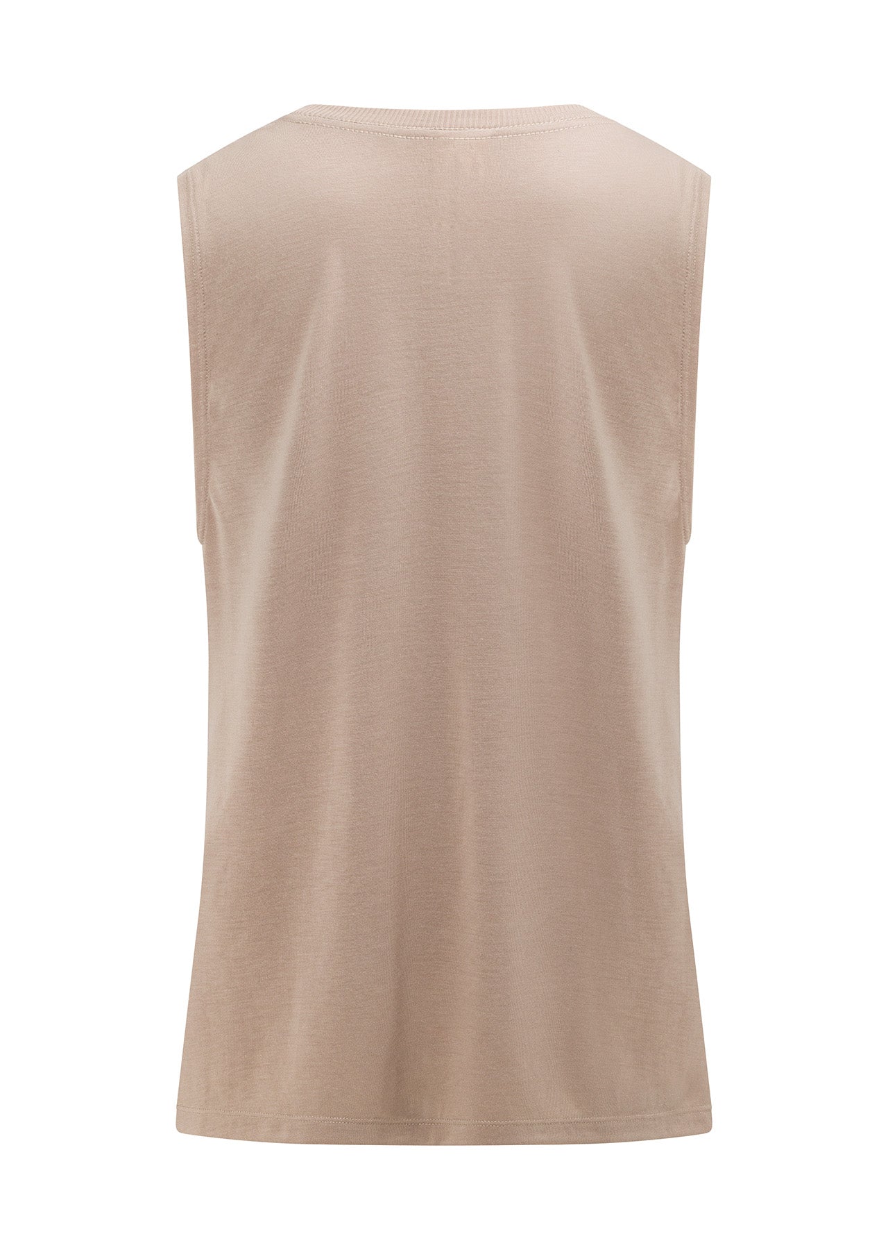 Lorna Jane Lotus Muscle Tank - Dark Off White
