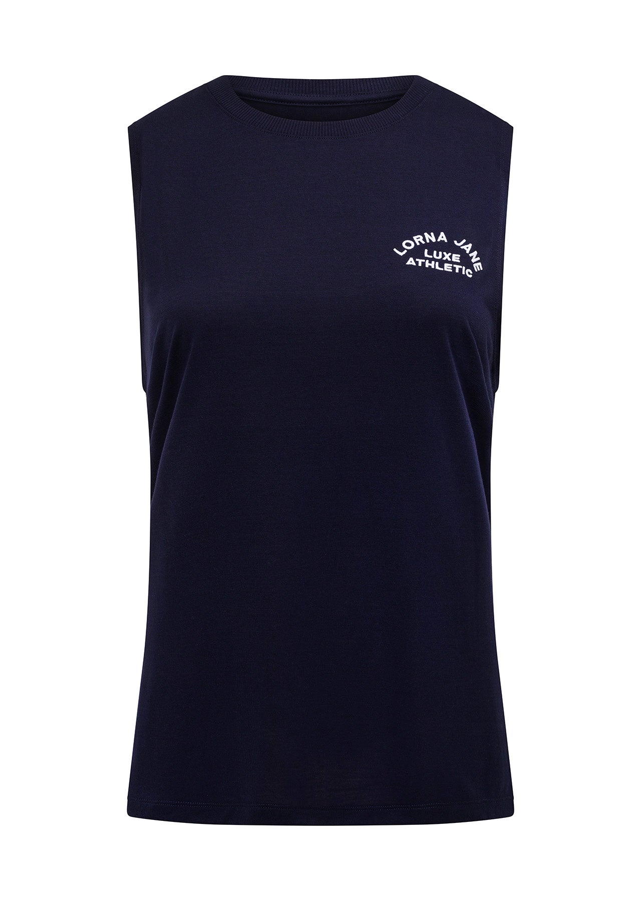 Lorna Jane Lotus Muscle Tank - French Navy