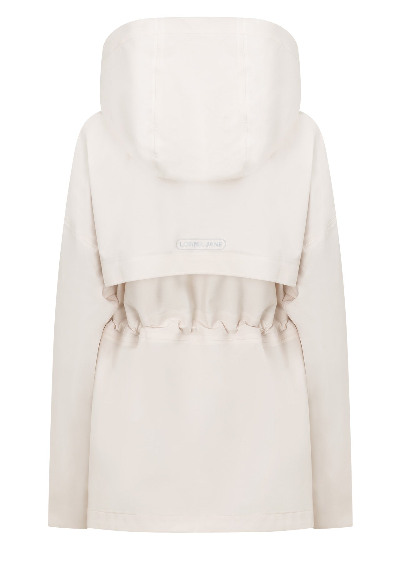 Lorna Jane Rain Repeller Pocketed Waterproof Jacket - Ivory