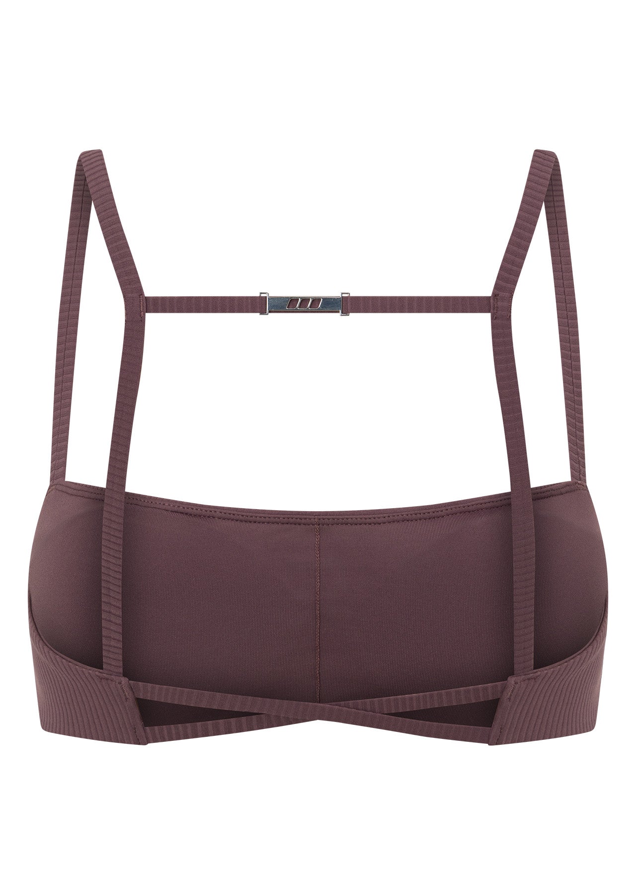 Lorna Jane Irresistible Luxe Rib Sports Bra - Amethyst Shadow