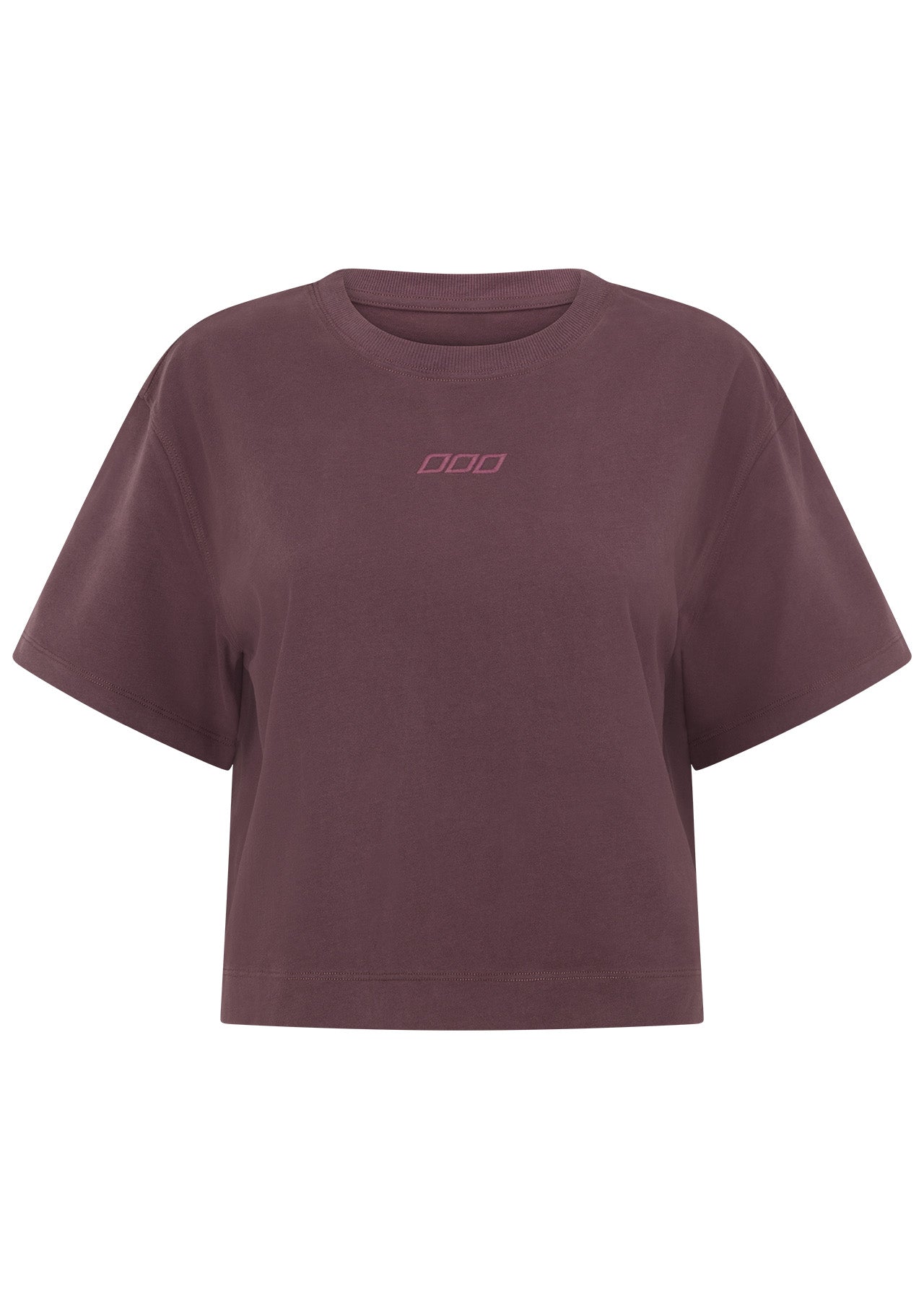 Lorna Jane Go-To Classic Crop T-shirt - Amethyst Shadow