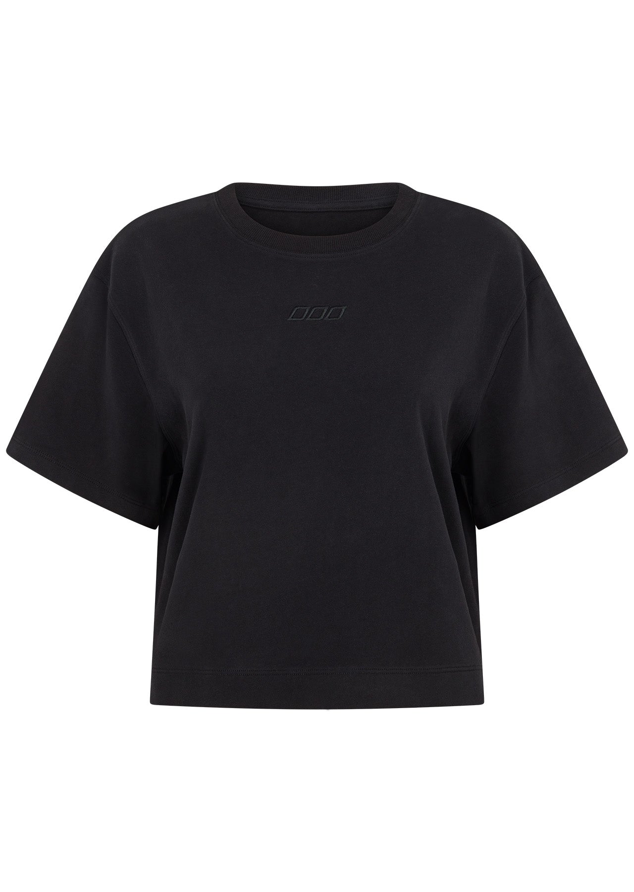 Lorna Jane Go-To Classic Crop T-shirt - Black