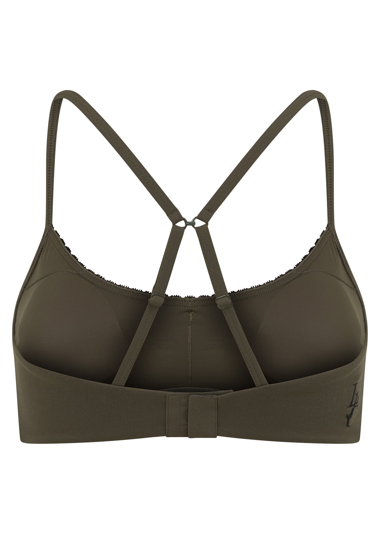 Lorna Jane In The Moment Bralette - Dark Khaki Haze