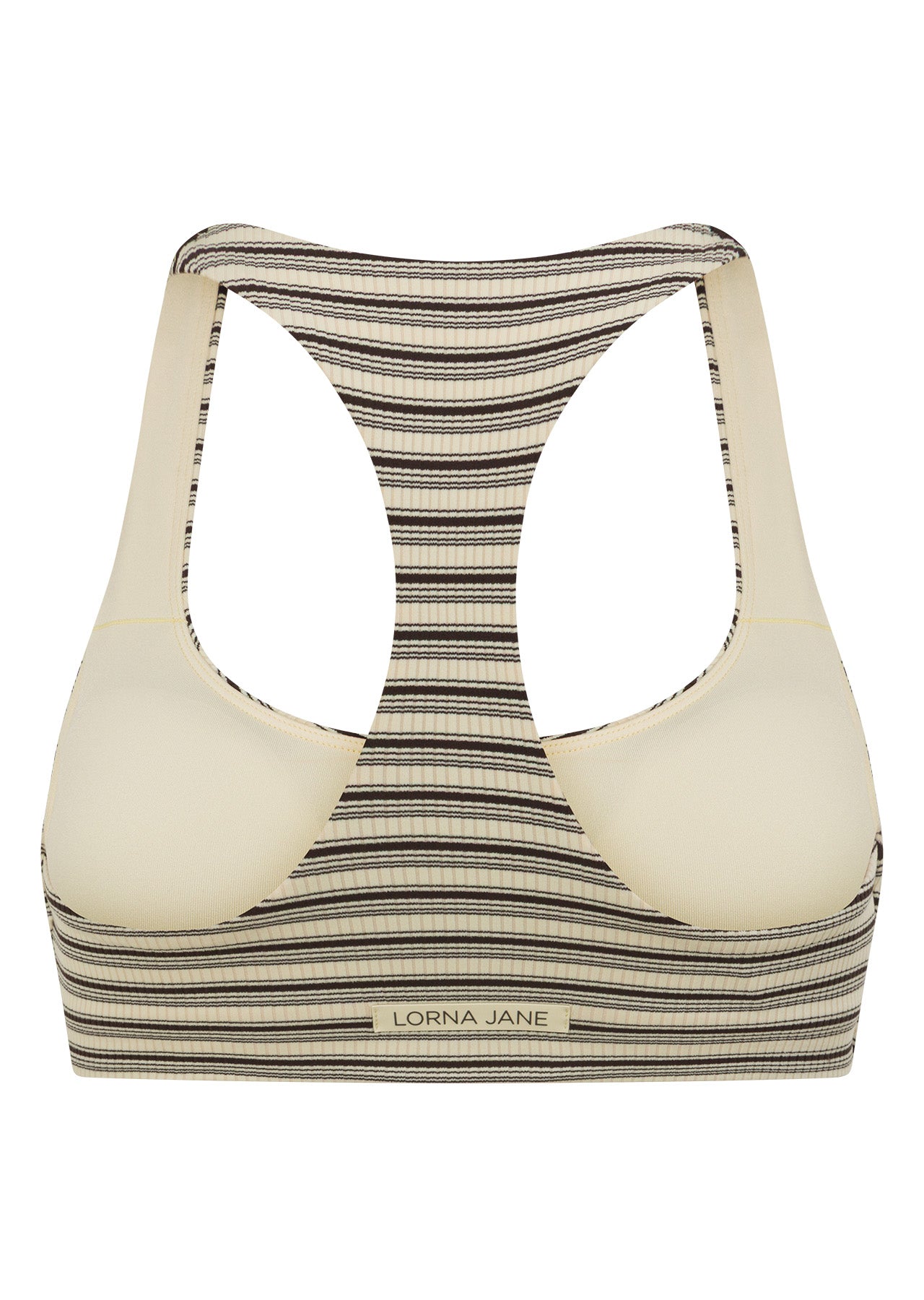 Lorna Jane Retro Stripe Sports Bra - Retro Stripe
