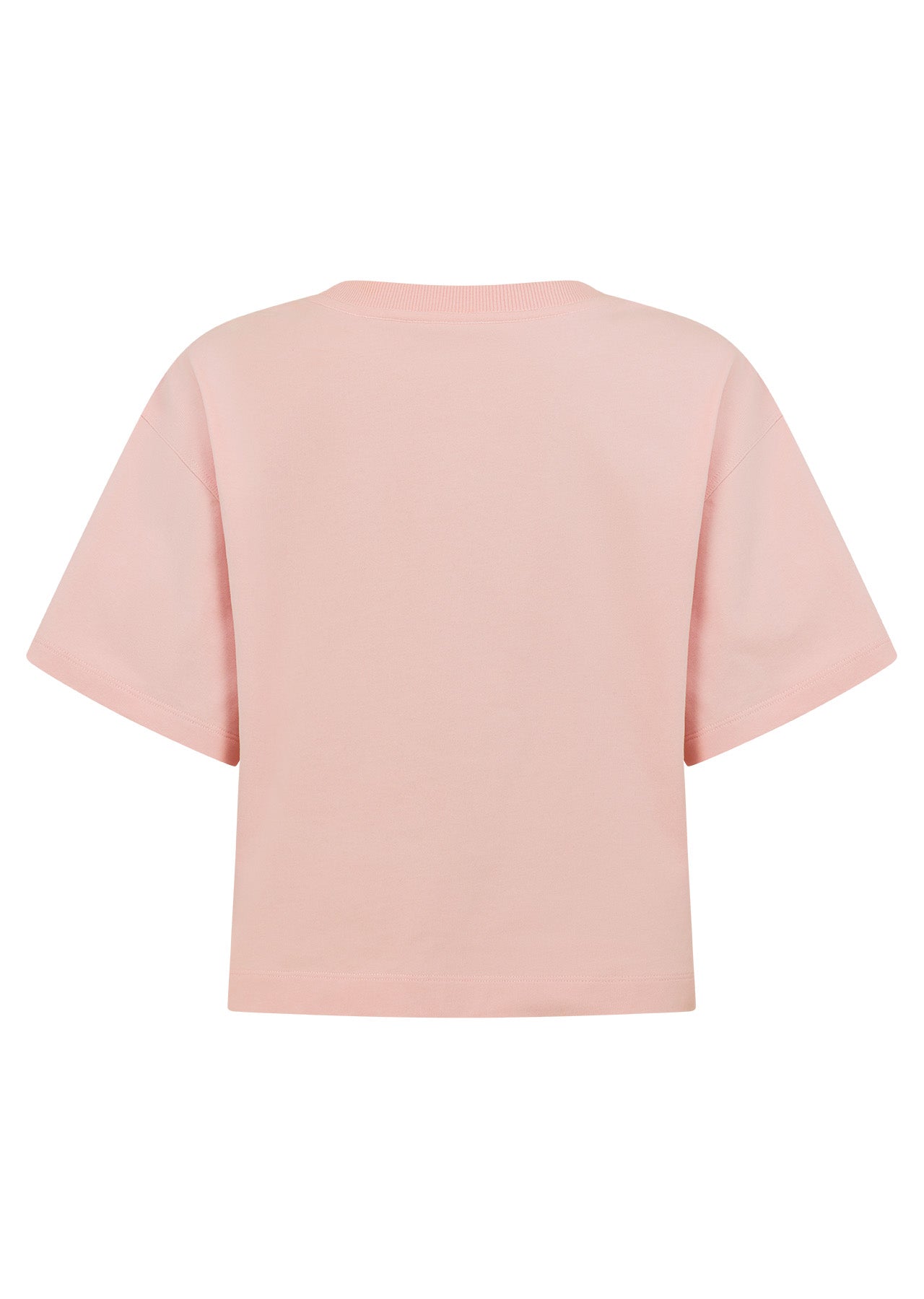 Lorna Jane Go-To Classic Crop T-Shirt - Pale Peony