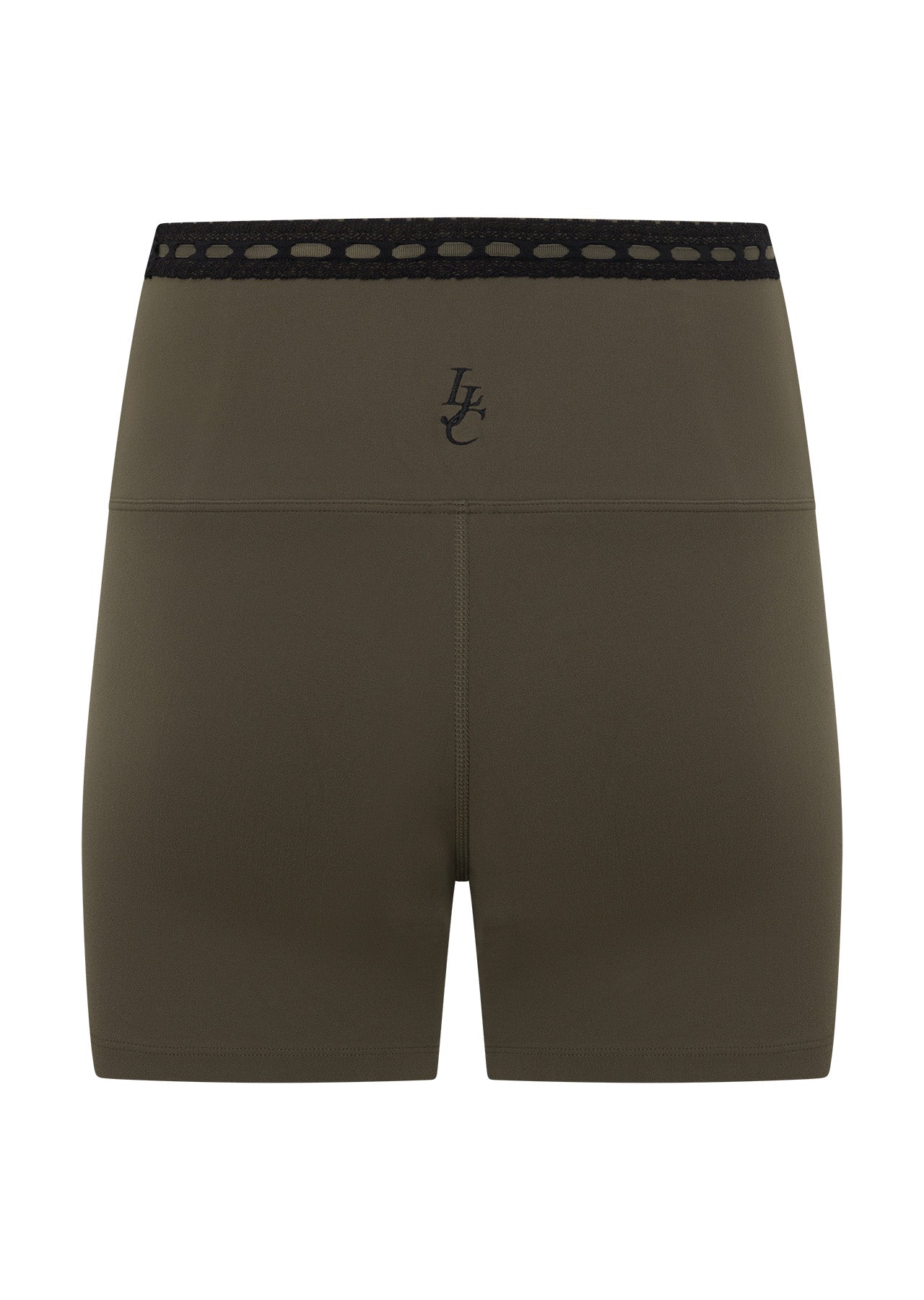 Lorna Jane In The Moment 12cm Bike Shorts - Dark Khaki Haze