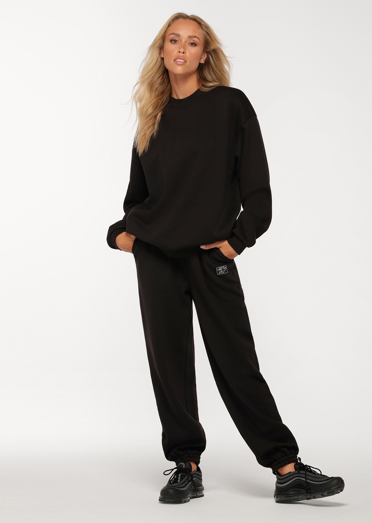 Lorna Jane Relax Track Pants - Black