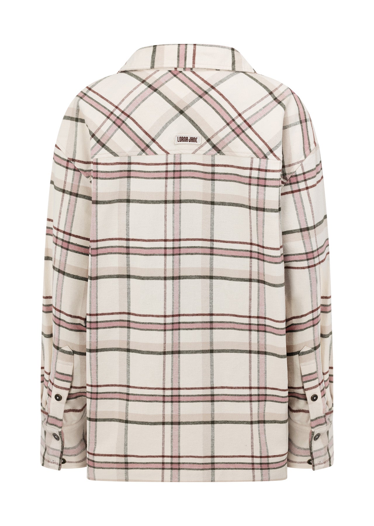 Lorna Jane Throw Over Flannel Shirt - Hiker Plaid
