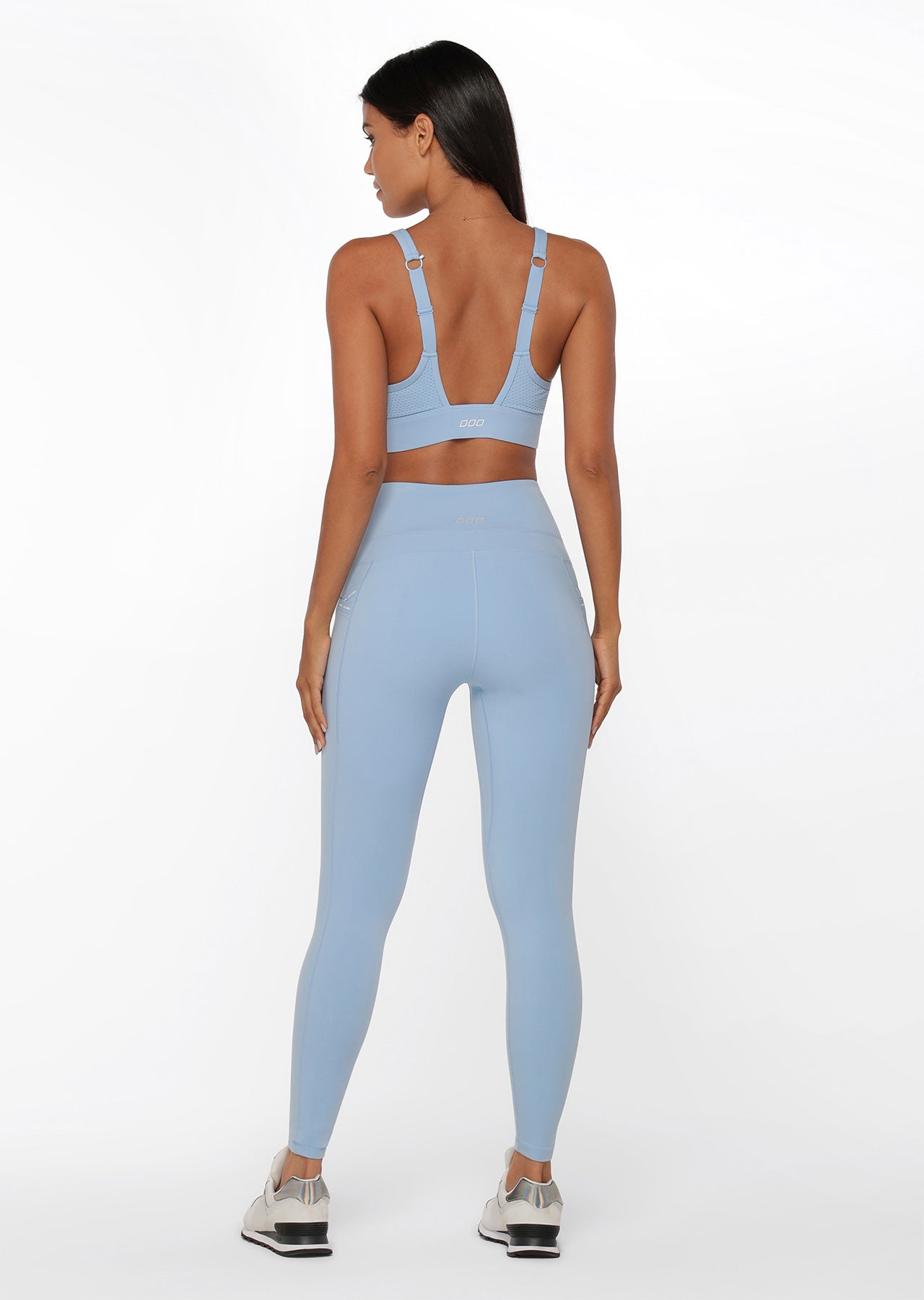 Lorna Jane Cardio No Ride Pocket Full Length Leggings - Moontide