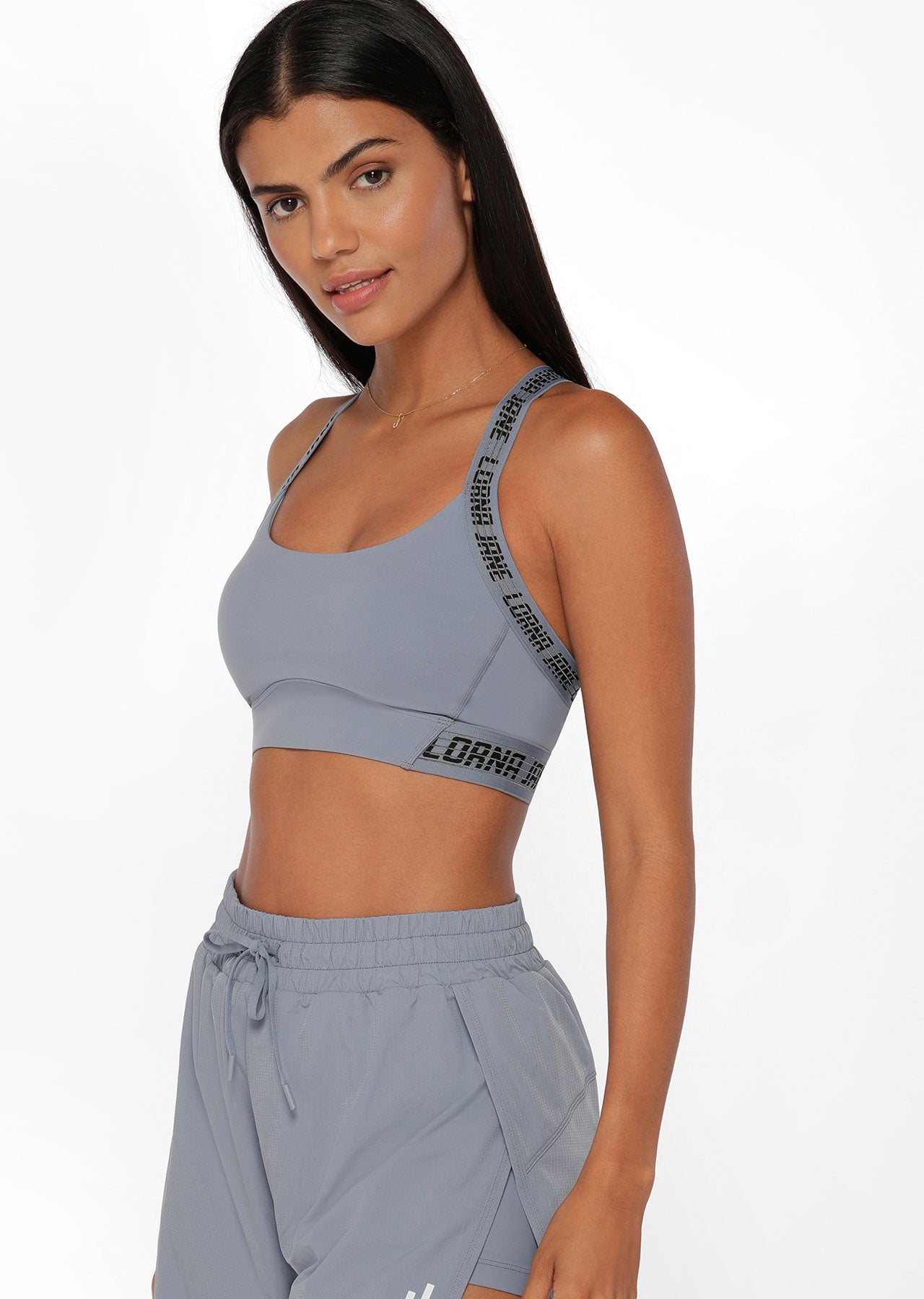 Lorna Jane Step Up Sports Bra - Gravity Grey