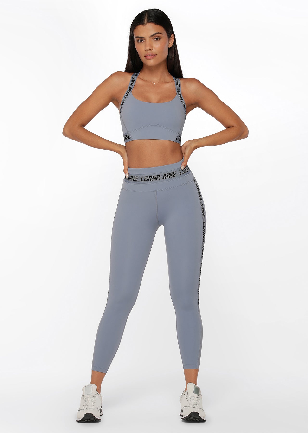 Lorna Jane Step Up Sports Bra - Gravity Grey