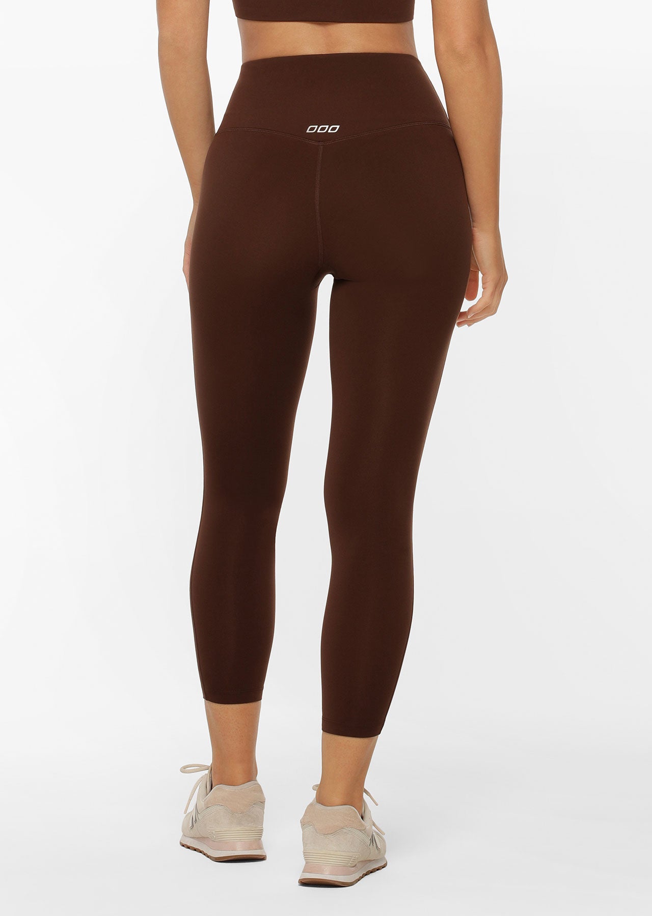 Lorna Jane Lotus No Chafe Ankle Biter Leggings - Espresso