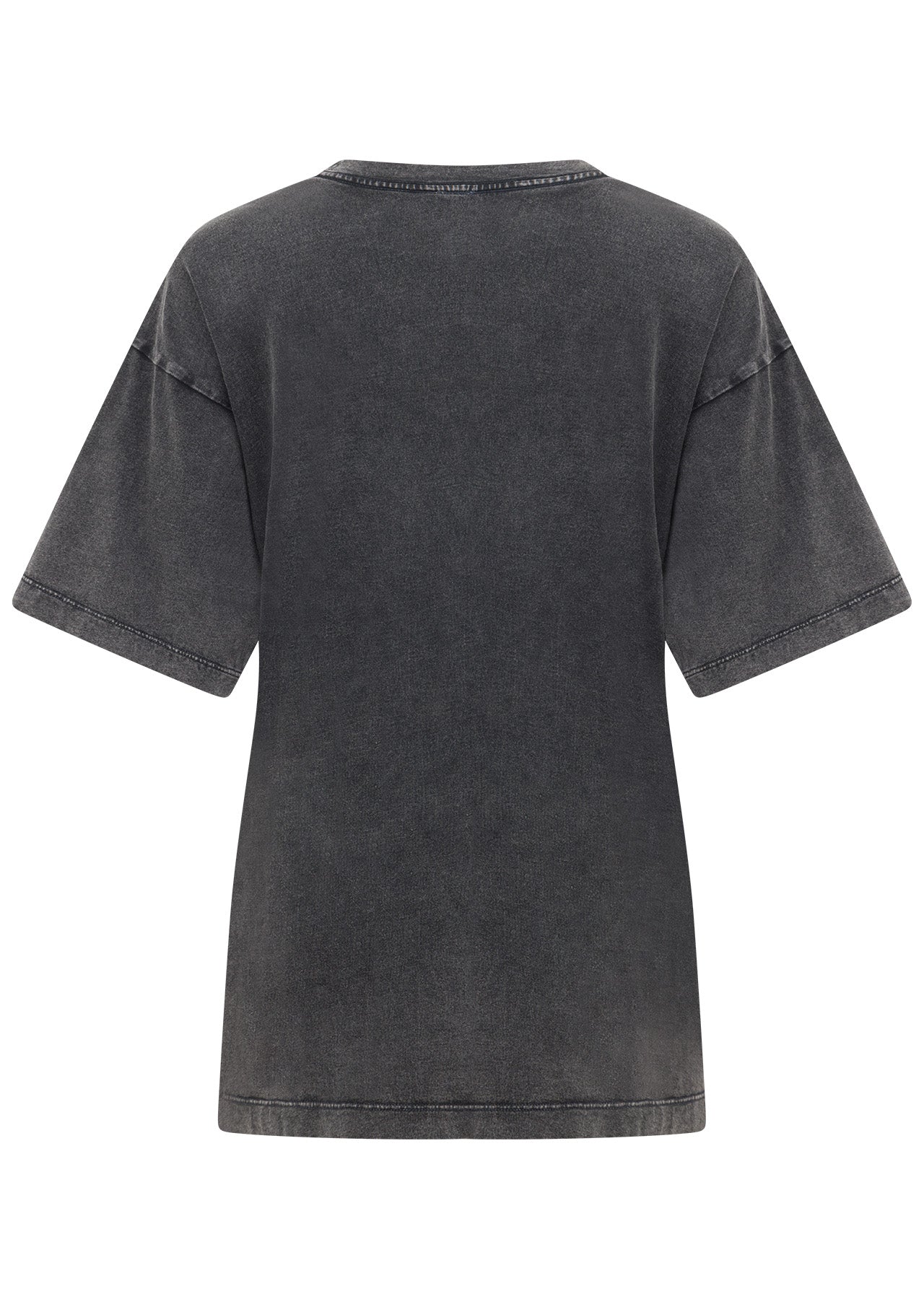 Lorna Jane Team Player Washed Boyfriend Tee - Washed Black