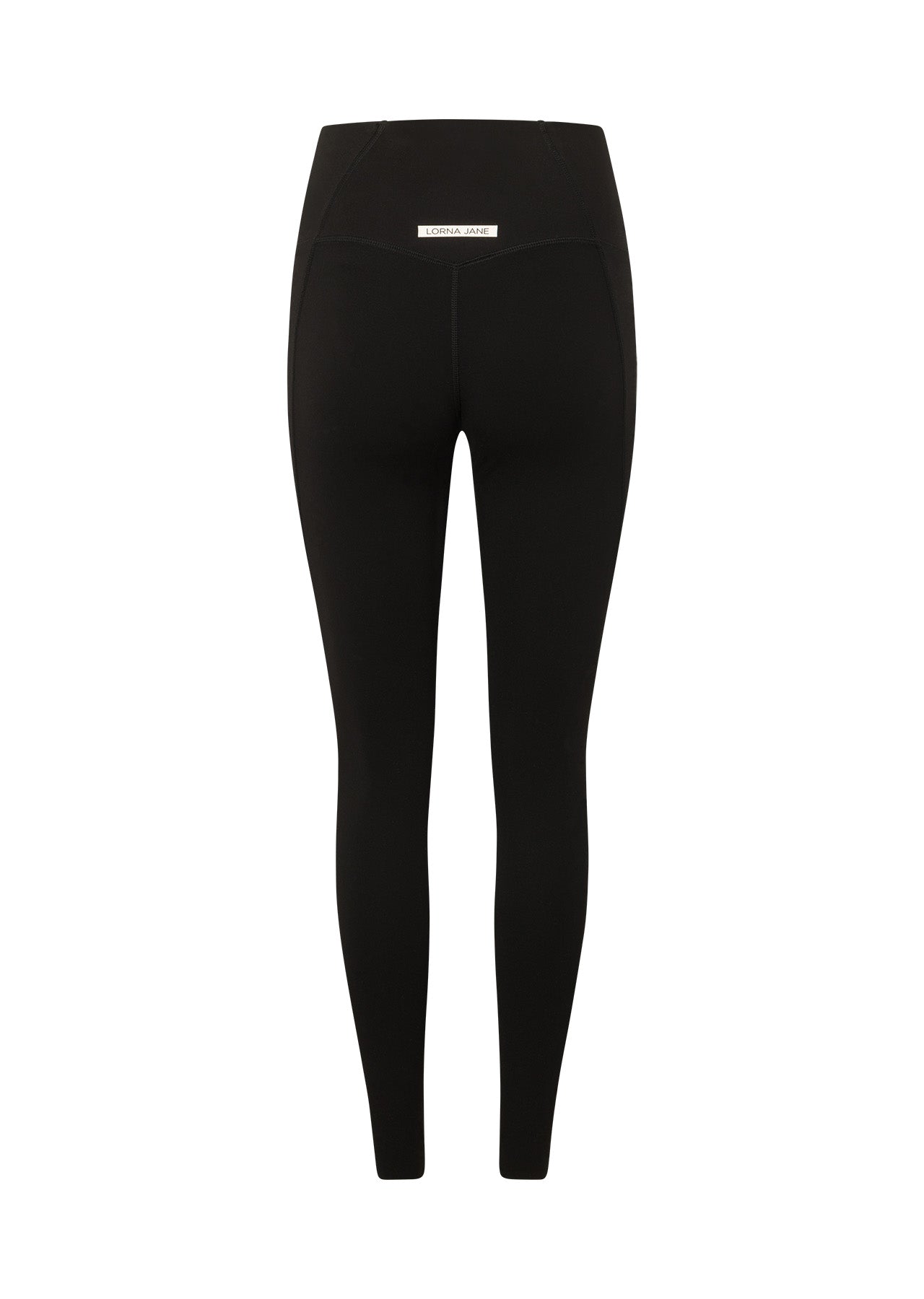 Lorna Jane Sculpt And Support No Ride Ankle Biter Leggings - Recycled Black