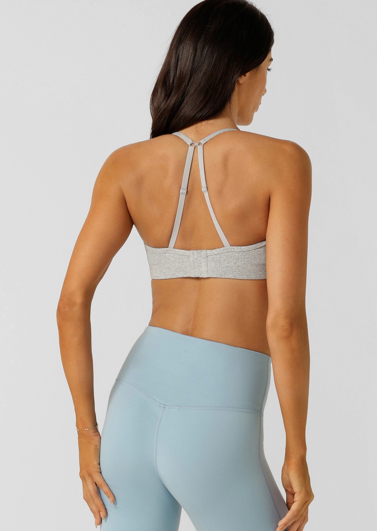 Lorna Jane Guru Sports Bra - Grey Marl