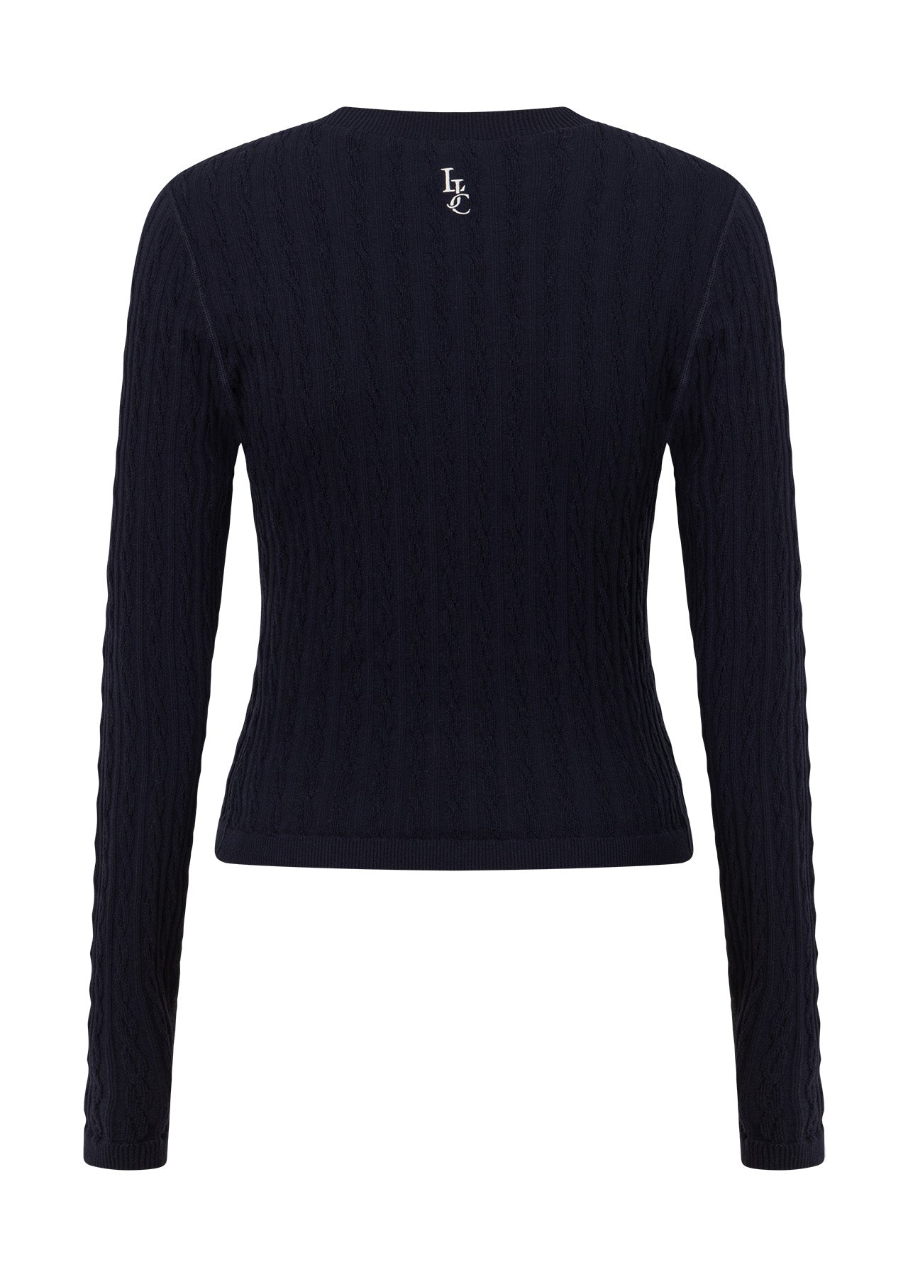 Lorna Jane Cable Seamless Long Sleeve Top - Midnight Blue