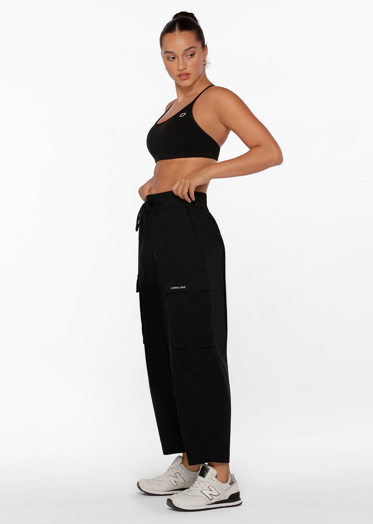 Lorna Jane Utility Pocket Lounge Pants - Black
