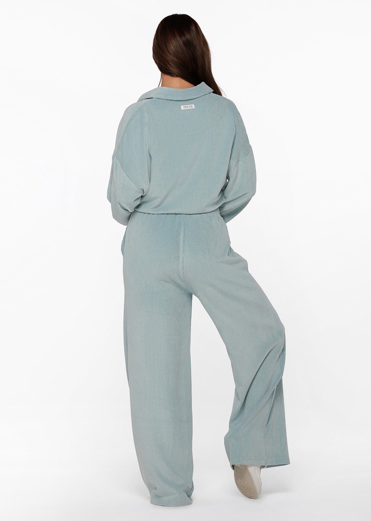 Lorna Jane Corduroy Full Length Lounge Pants - Arctic