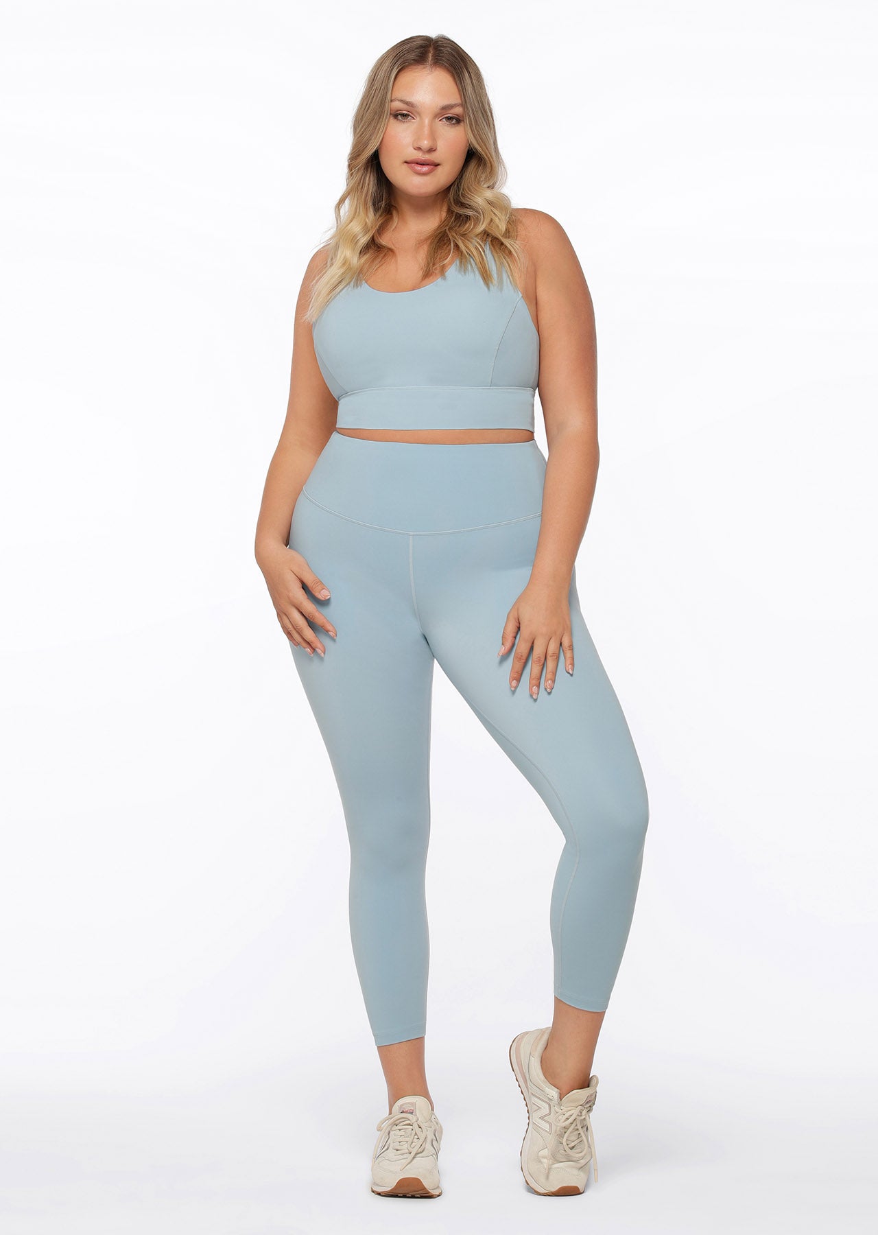 Lorna Jane Lotus Ankle Biter Leggings - Voyage Blue