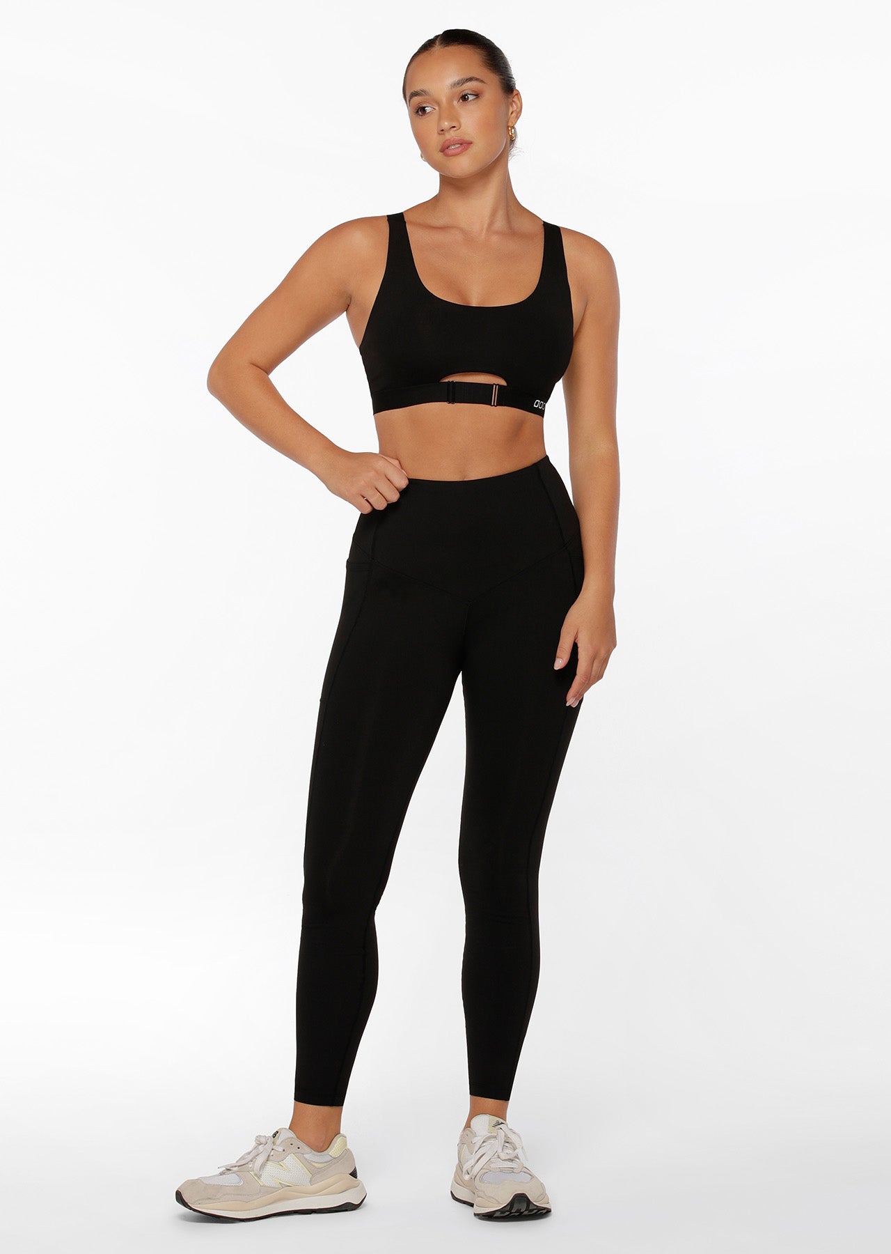 Lorna Jane Supreme Support Phone Pocket Full Length Leggings - Black
