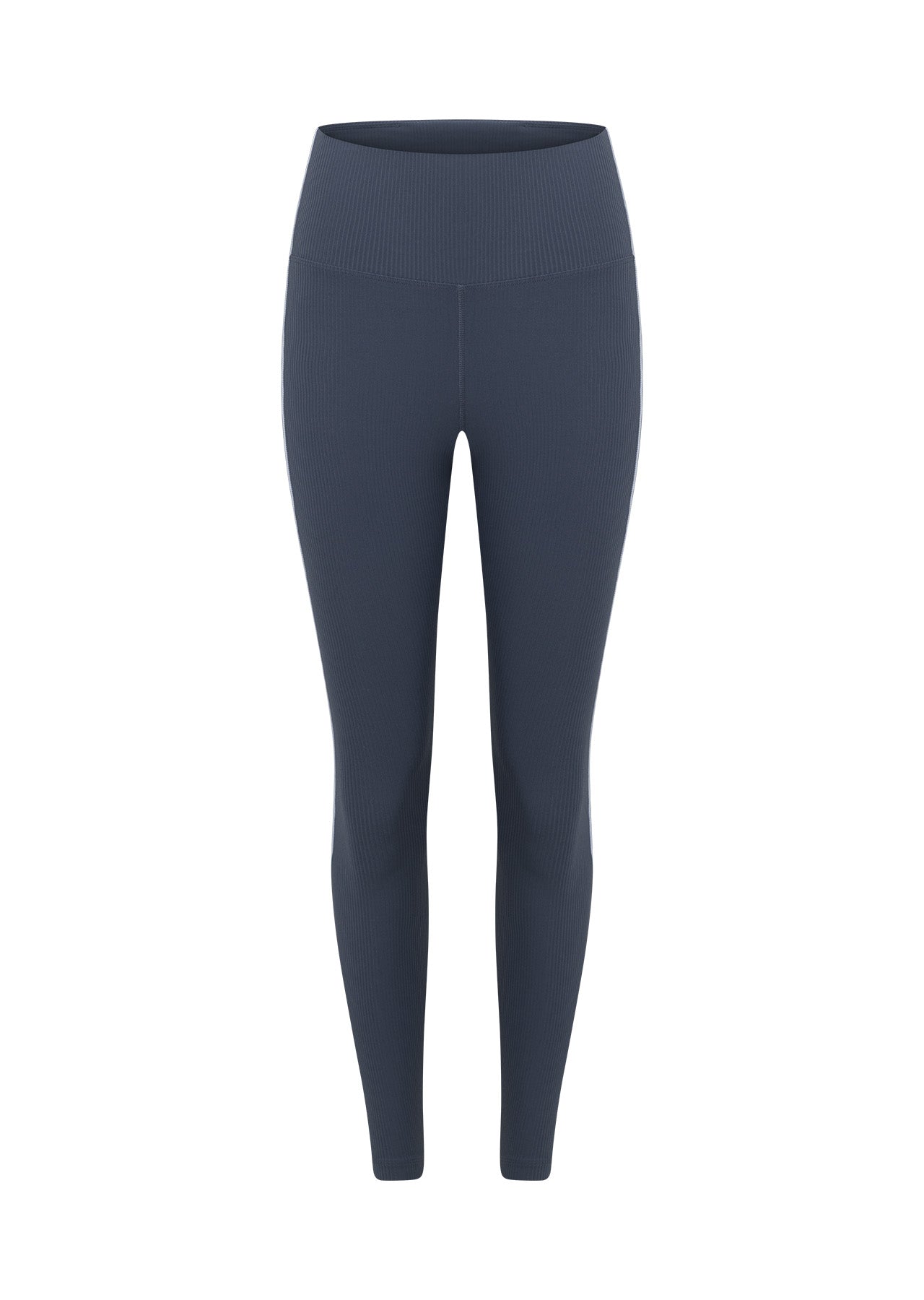 Lorna Jane Second Nature Luxe Rib Ankle Biter Leggings - Dark Powder Grey
