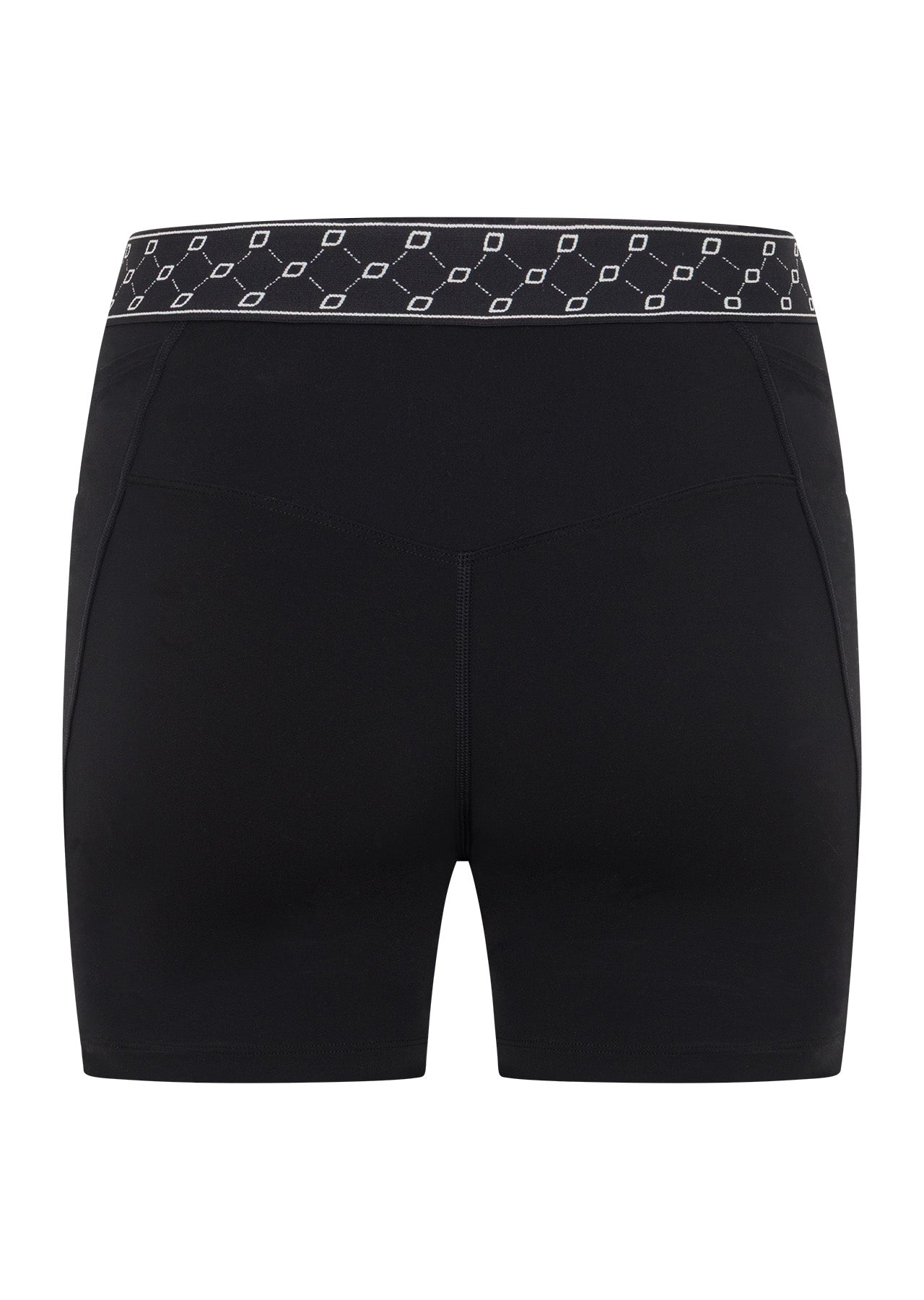 Lorna Jane Contour Side Pocket 14cm Bike Shorts - Recycled Black