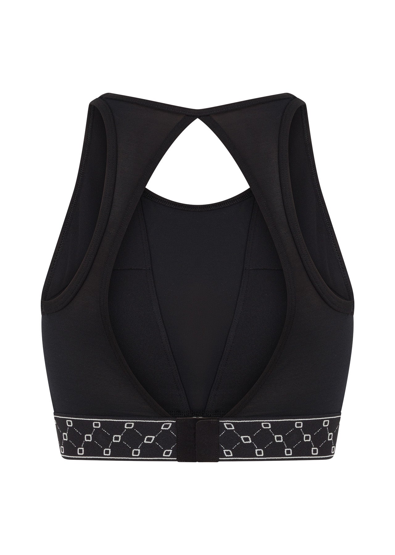 Lorna Jane Stand Out High Support Sports Bra - Recycled Black