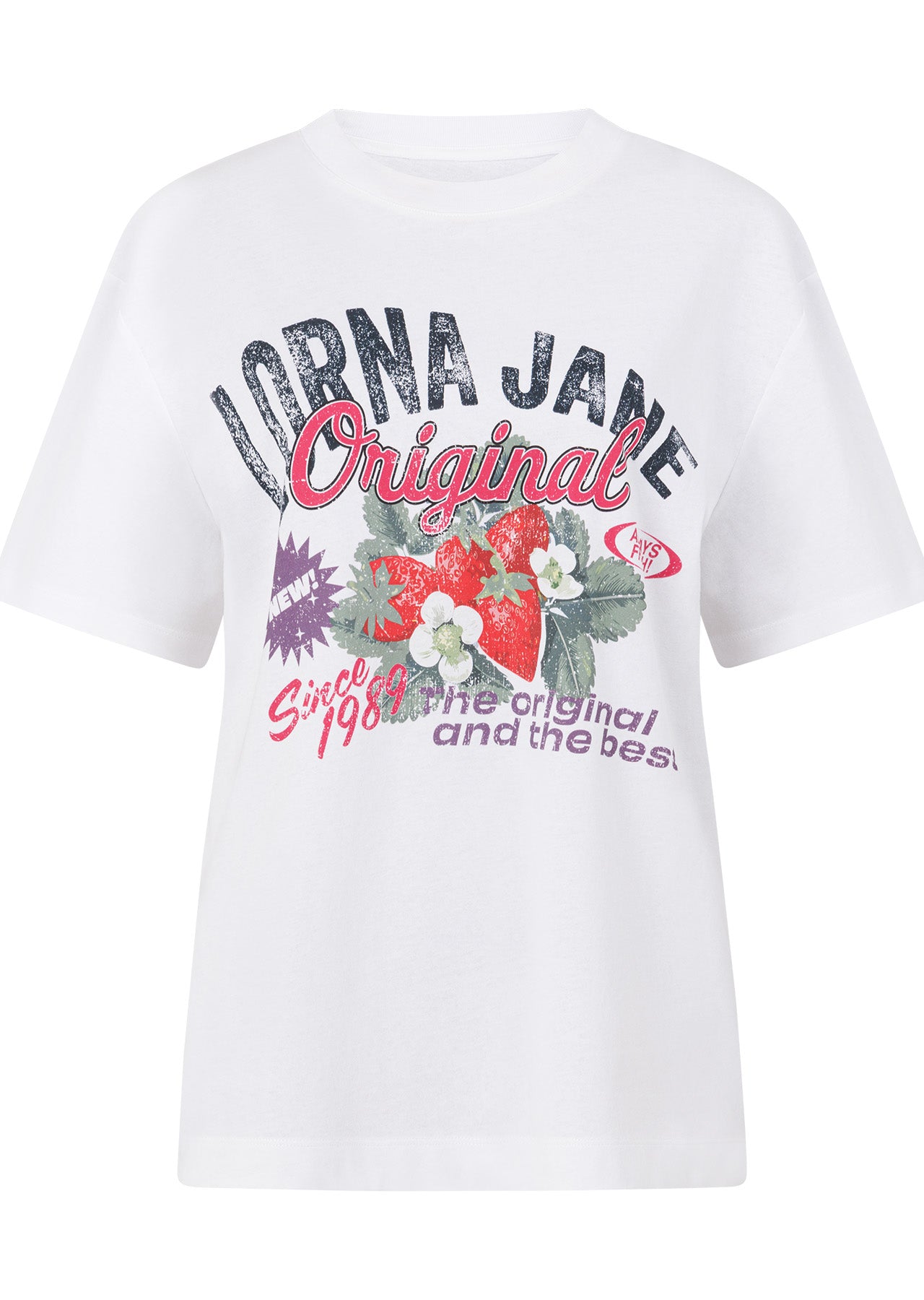 Lorna Jane LJ Berry Sweet T-Shirt - White