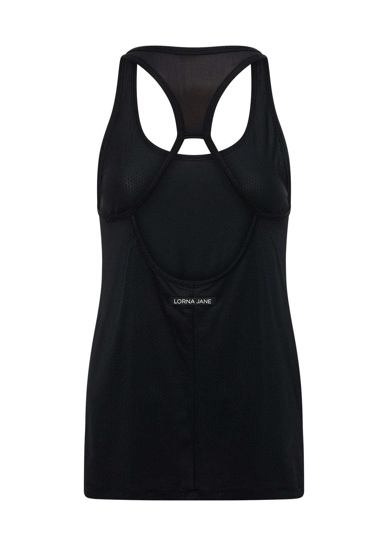 Lorna Jane Grab And Go Active Mesh Tank - Black
