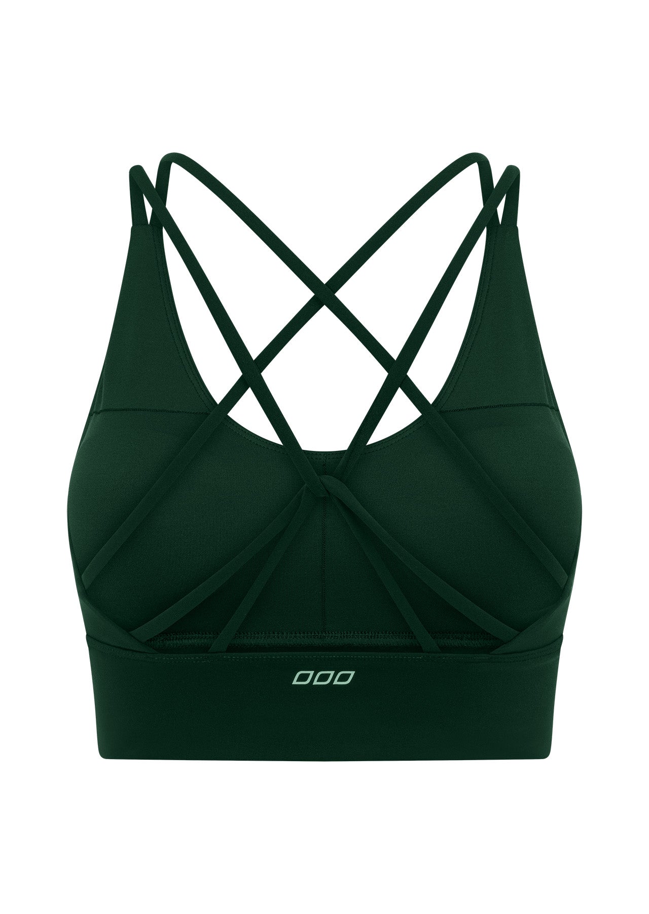 Lorna Jane Lotus Longline Sports Bra - Dark Green