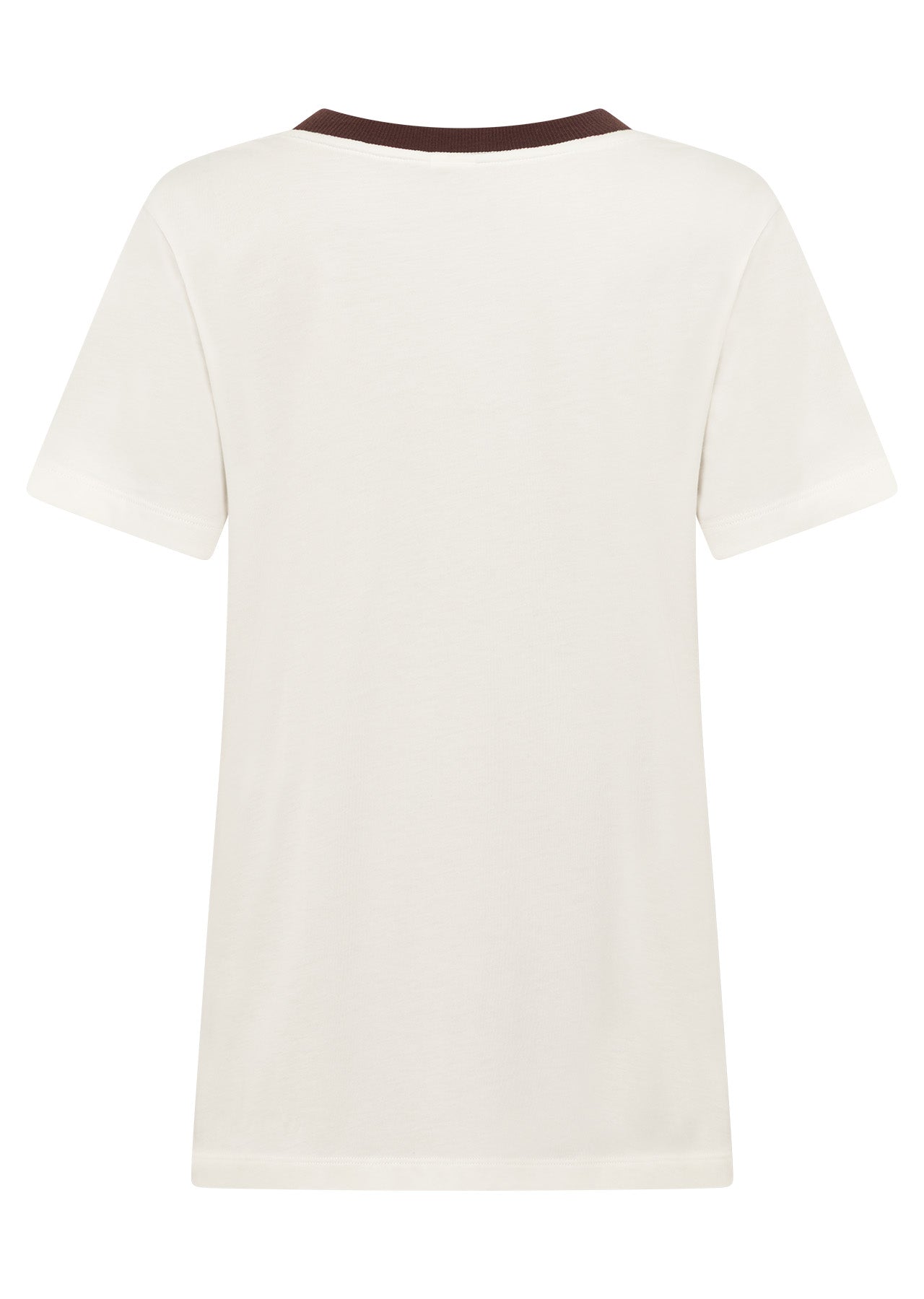 Lorna Jane Lotus Heritage Ringer T-Shirt - Porcelain