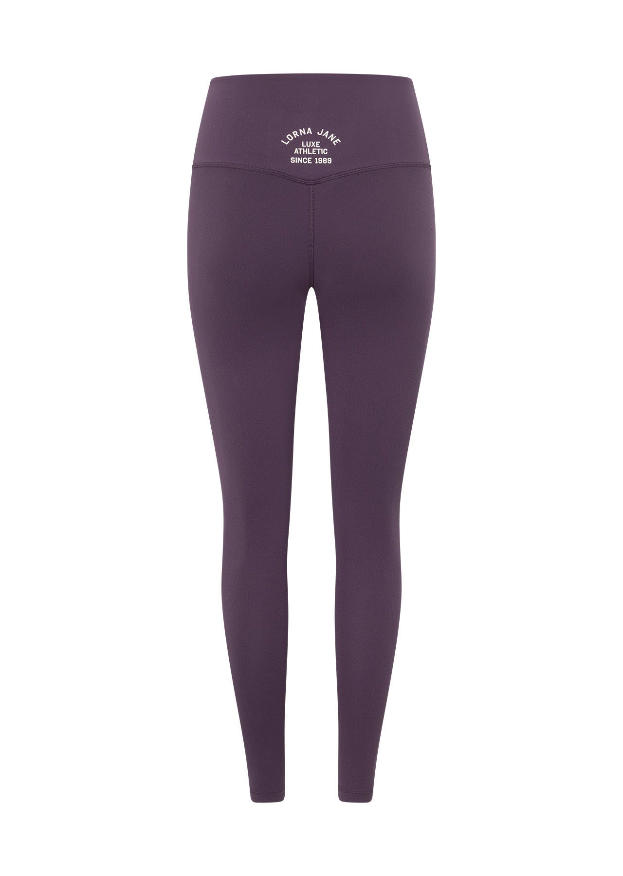 Lorna Jane Limited Edition Lotus No Chafe Ankle Biter Leggings - Midnight Plum