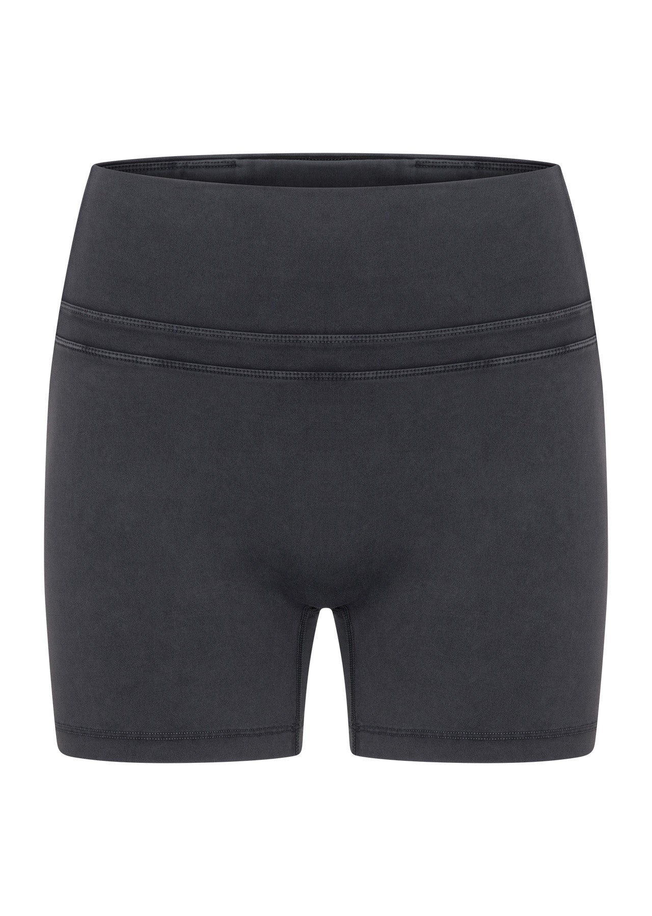 Lorna Jane Fade Out Washed 12cm Bike Shorts - Washed Black