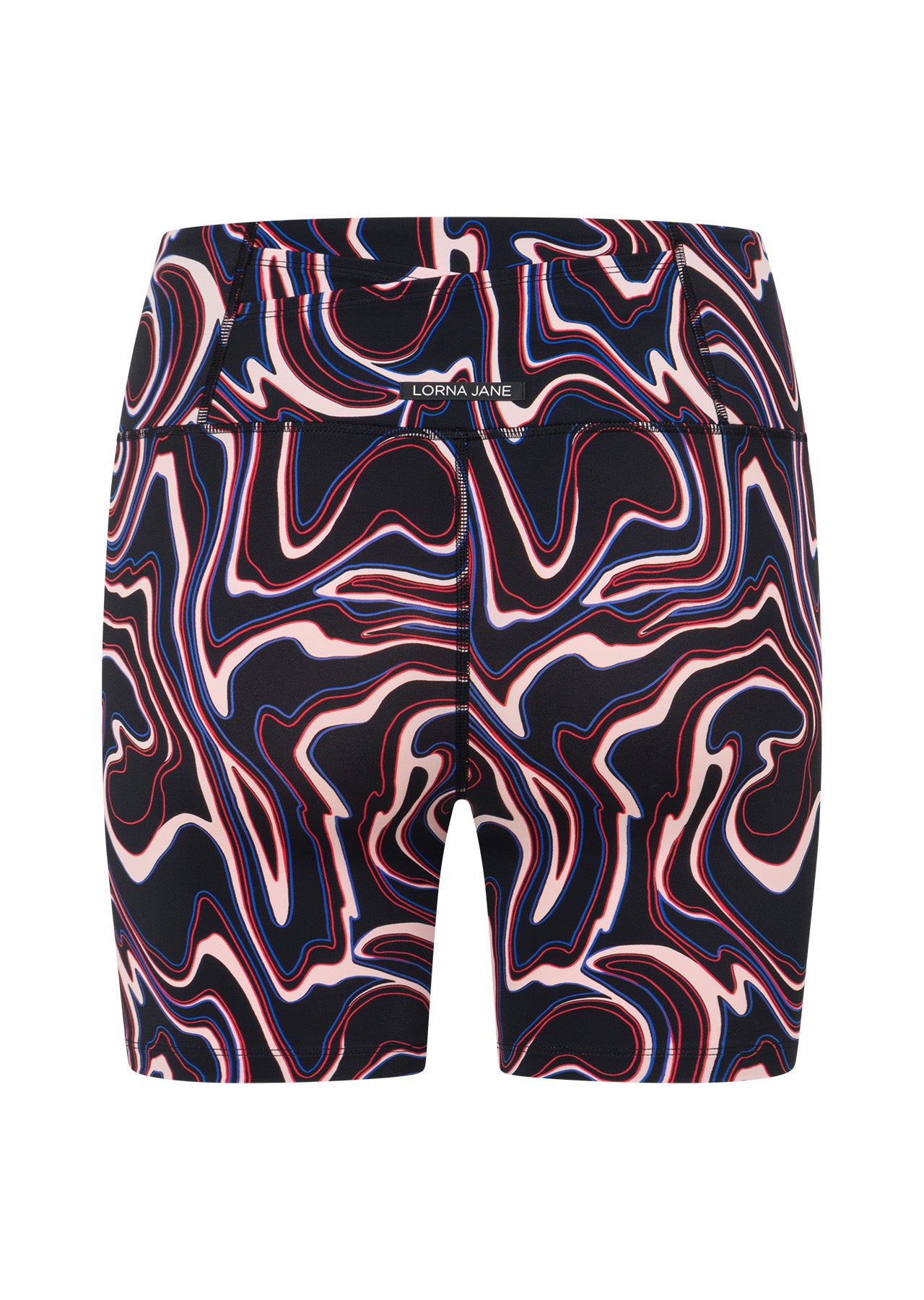 Lorna Jane Meta Luminous Pocket Bike Shorts - Aurora Print