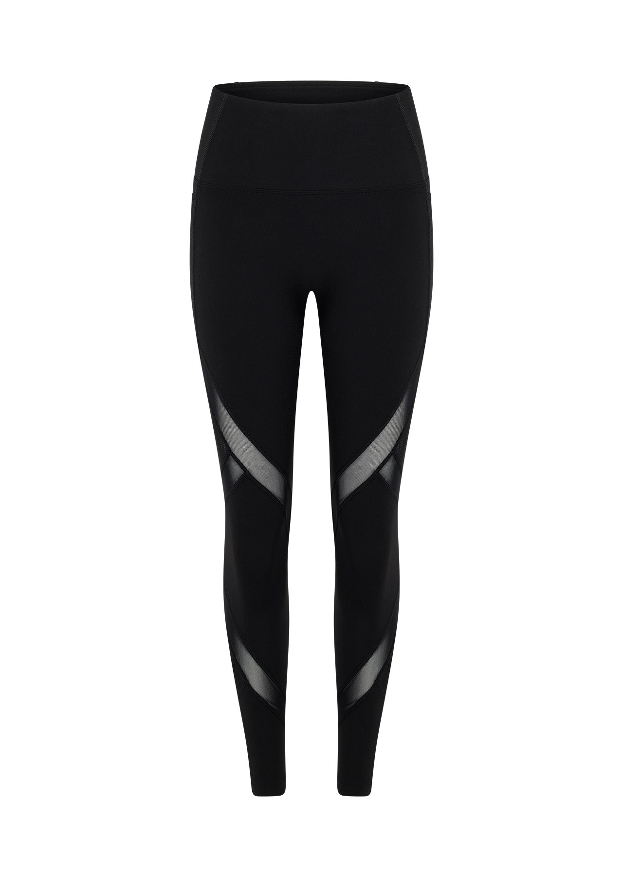 Lorna Jane Flash Back No Ride Pocket Ankle Biter Leggings - Black