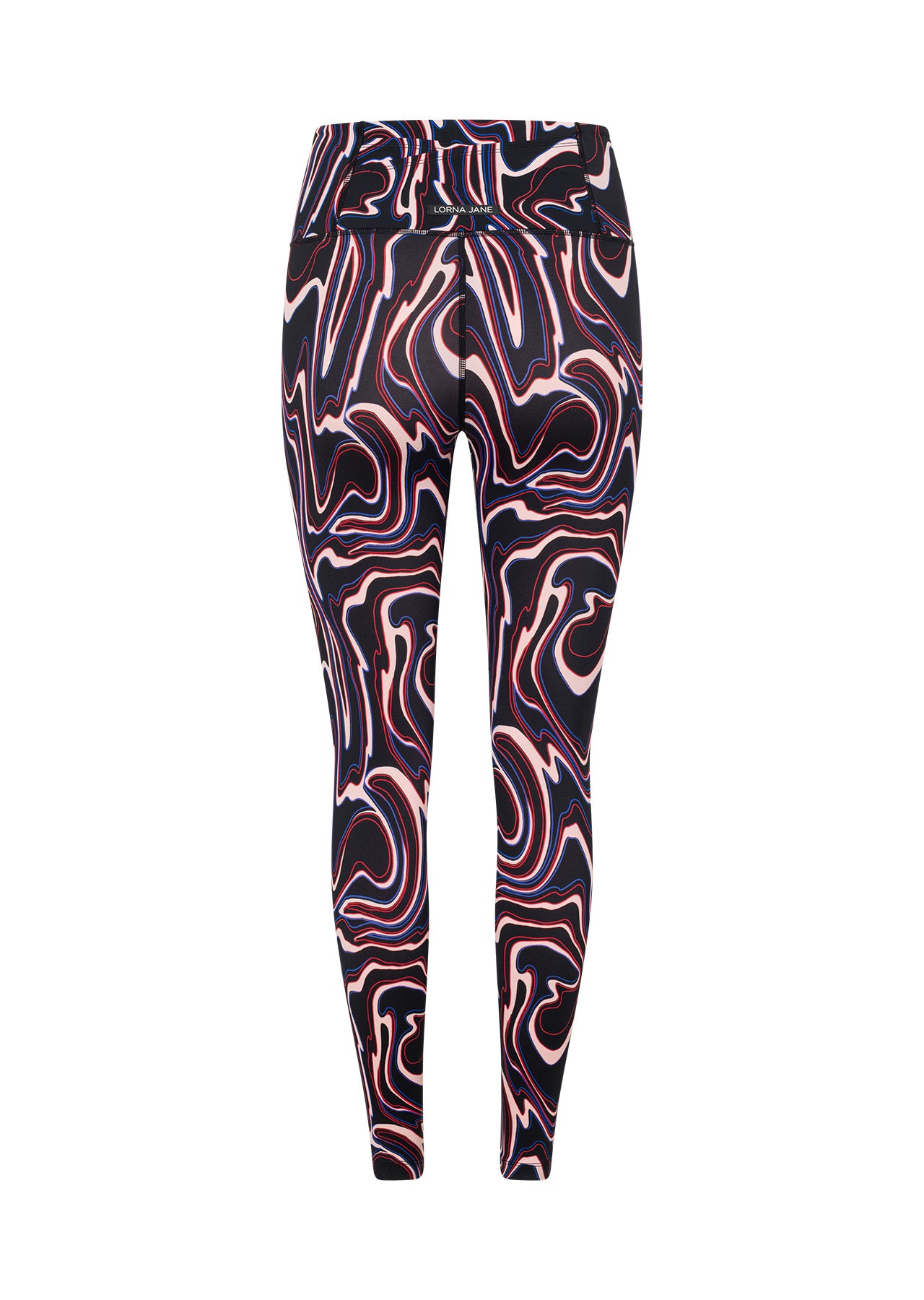 Lorna Jane Meta Luminous Pocket Ankle Biter Leggings - Aurora Print
