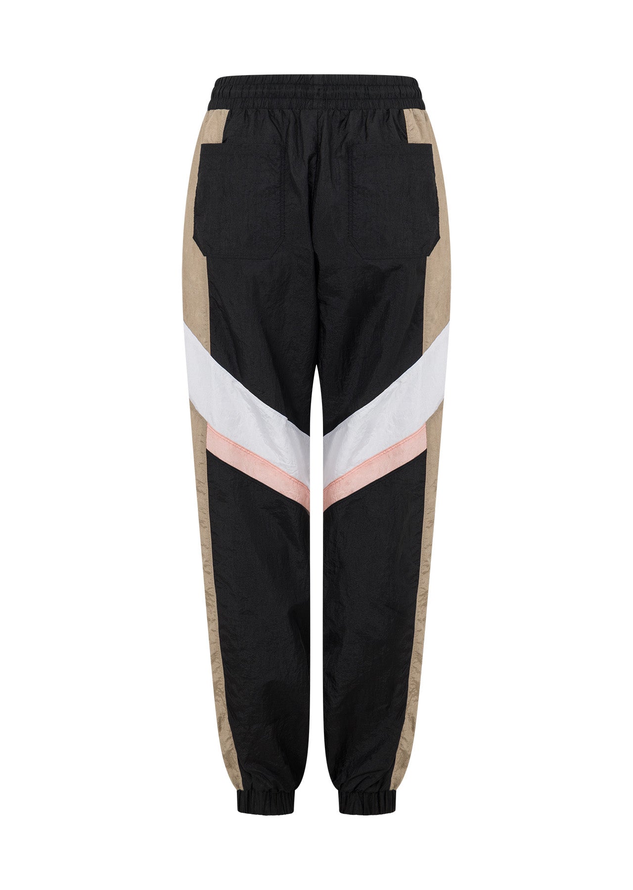 Lorna Jane Get Physical Colourblock Active Pants - Dark Off White Multi