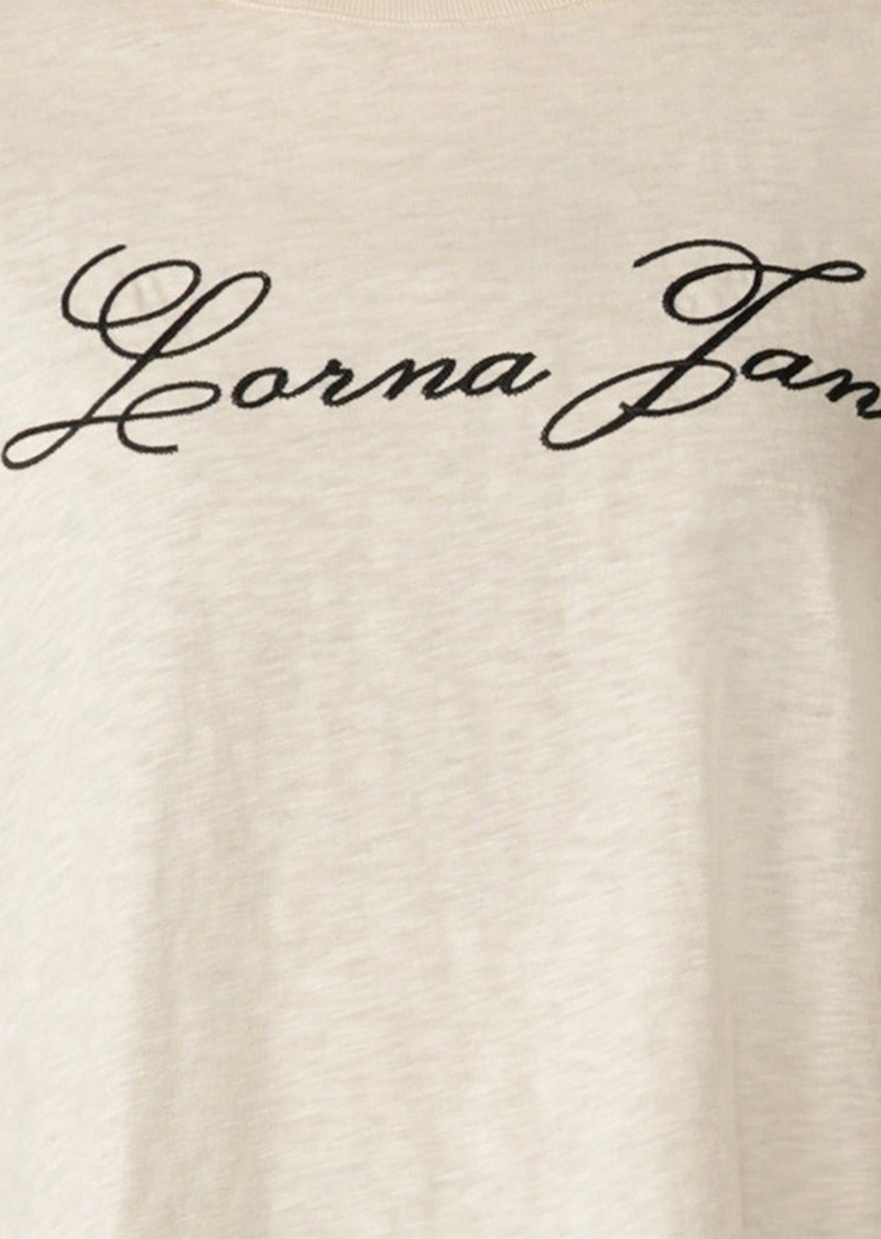 Lorna Jane LJC Heritage Textured T-Shirt - Cream