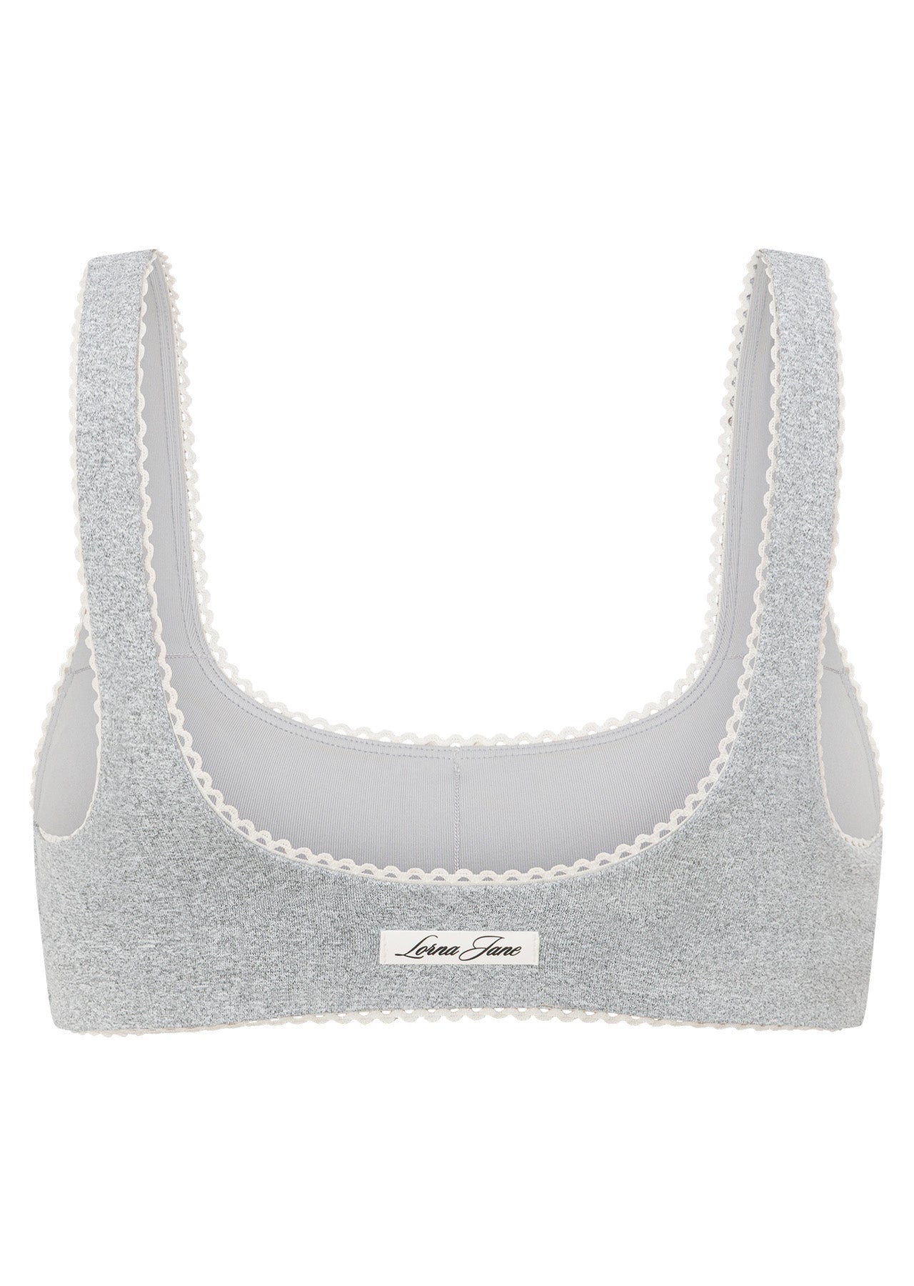 Lorna Jane Rest Days Lounge Bralette - Grey Marl