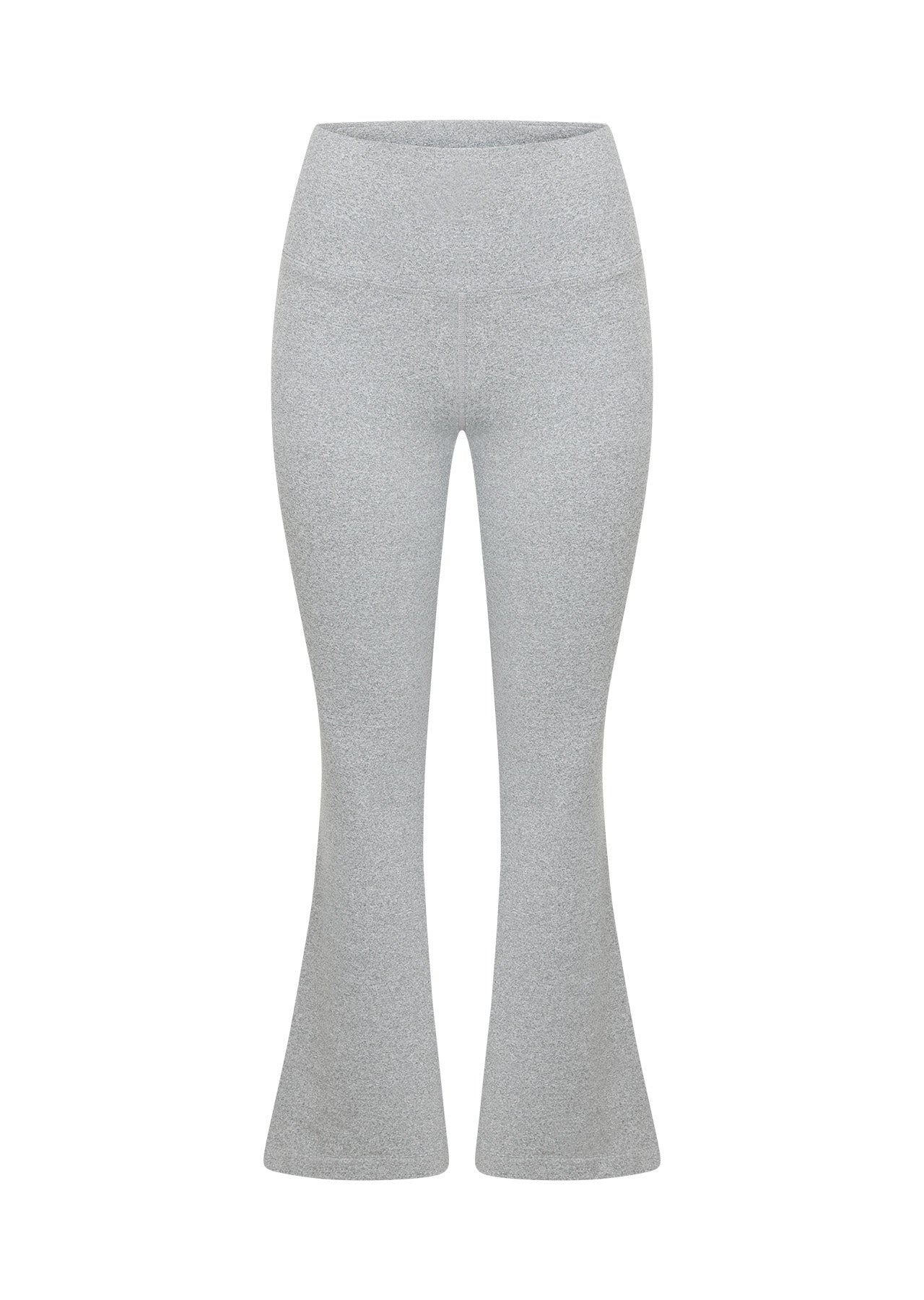 Lorna Jane True Comfort Flared Leggings - Grey Marl