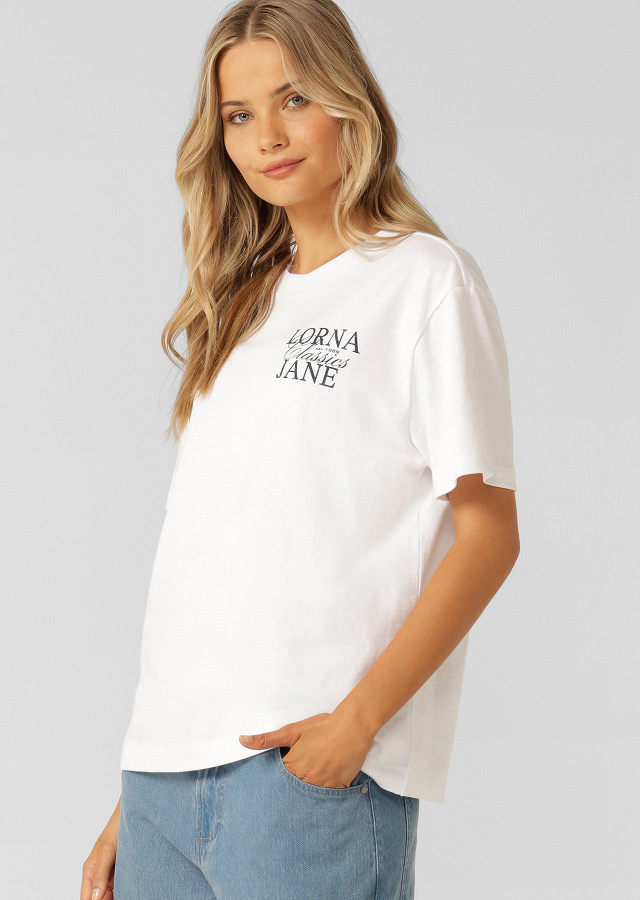 Lorna Jane Sprint Classic Fit T-Shirt - White