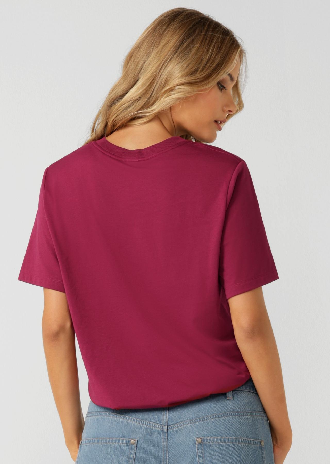 Lorna Jane LJ Athletic Relaxed T-Shirt - Berry Red